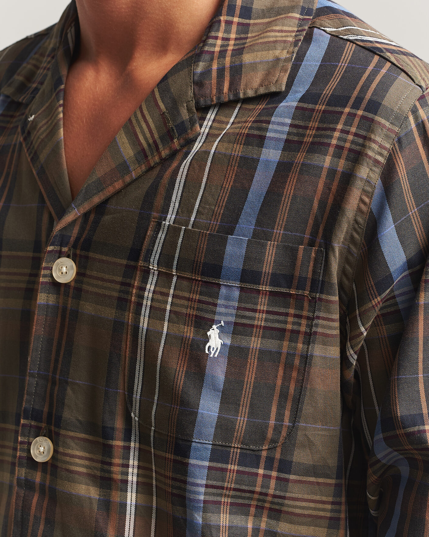 Hombres | Pijamas y batas | Polo Ralph Lauren | Pyjamas Set Olive Brown Multi
