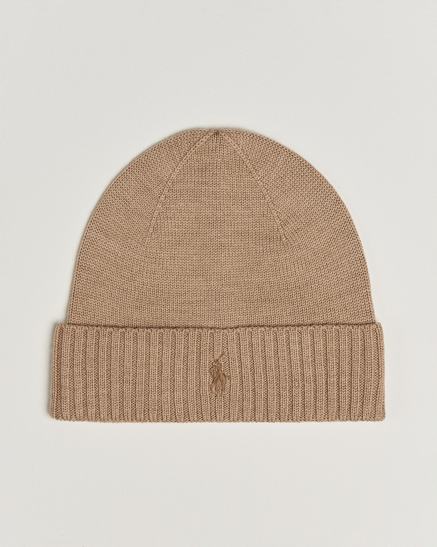 Hombres | Gorros | Polo Ralph Lauren | Merino Beanie Camel Melange