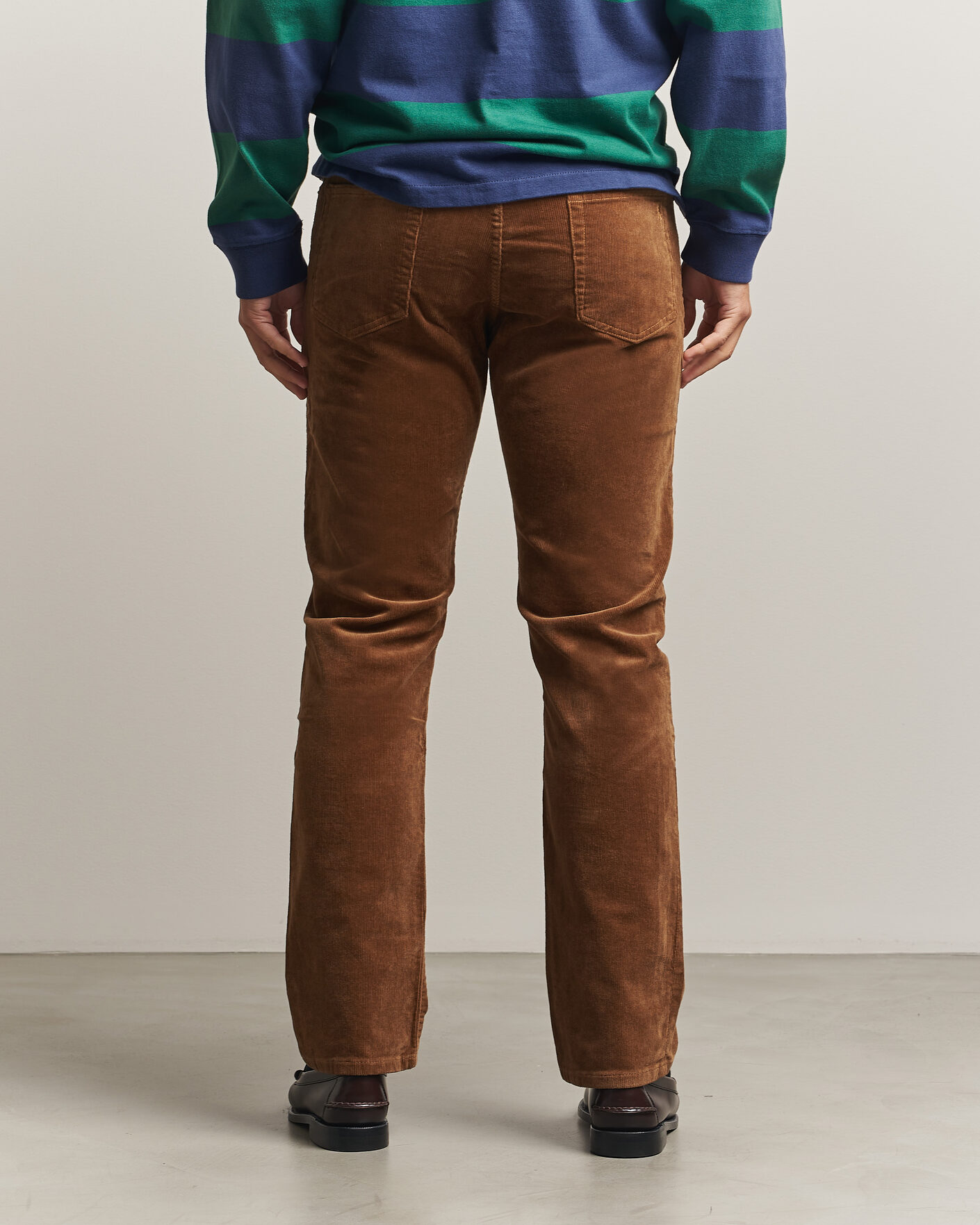 Hombres | Pantalones | Polo Ralph Lauren | Stretch Corduroy Straight Fit Pants Sepia