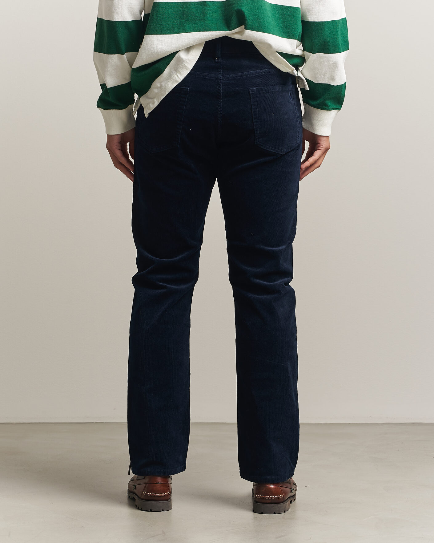 Hombres | Pantalones | Polo Ralph Lauren | Stretch Corduroy Straight Fit Pants Aviator Navy