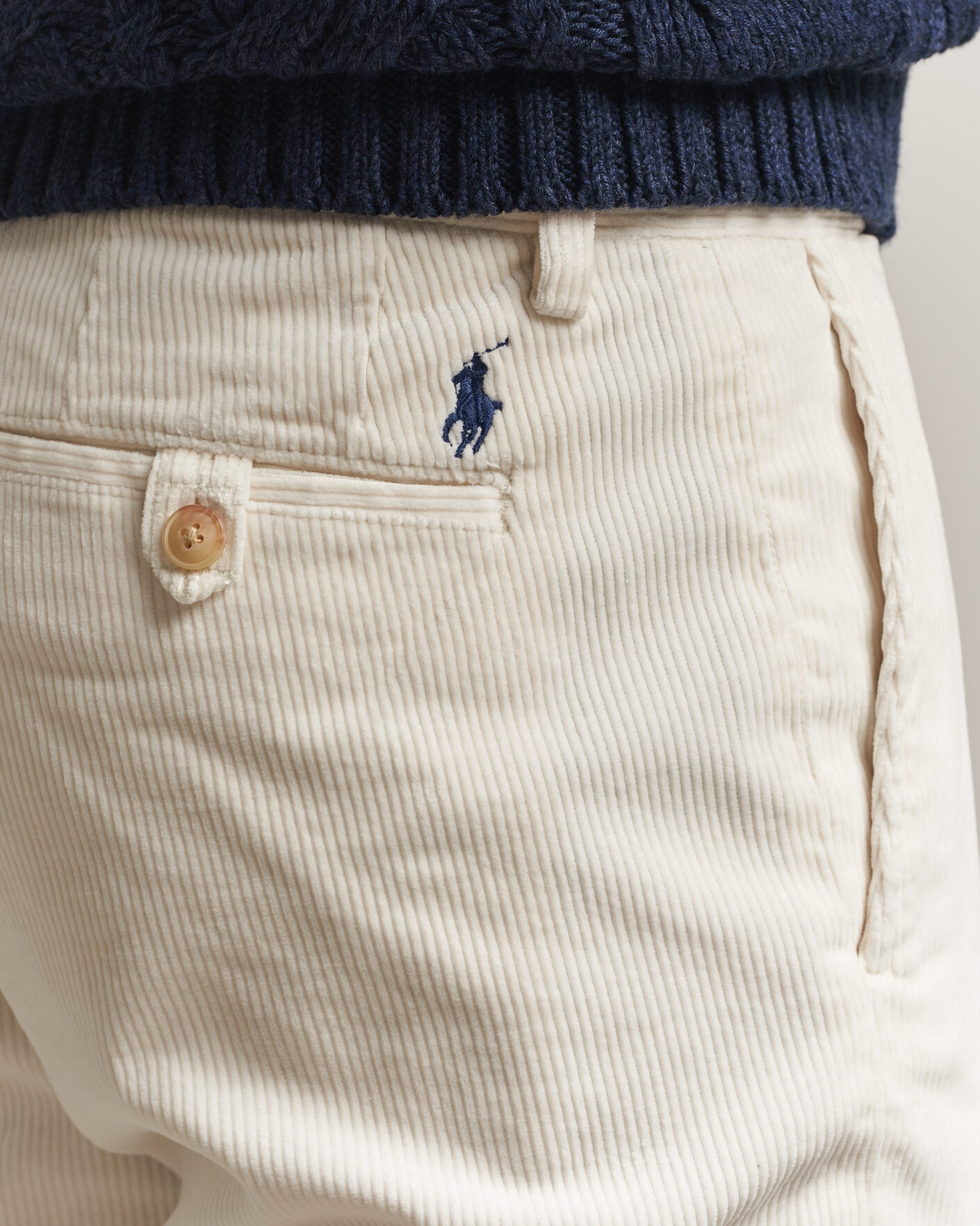 Hombres | Pantalones | Polo Ralph Lauren | Bedford Corduroy 5-Pocket Pants Warm White