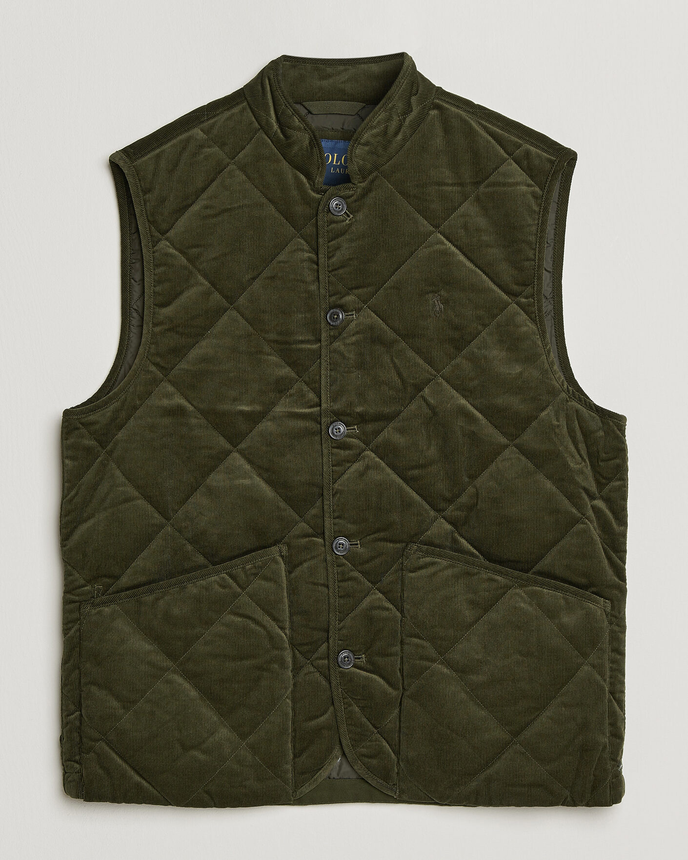 Hombres | Chalecos | Polo Ralph Lauren | Quilted Corduroy Vest Company Olive