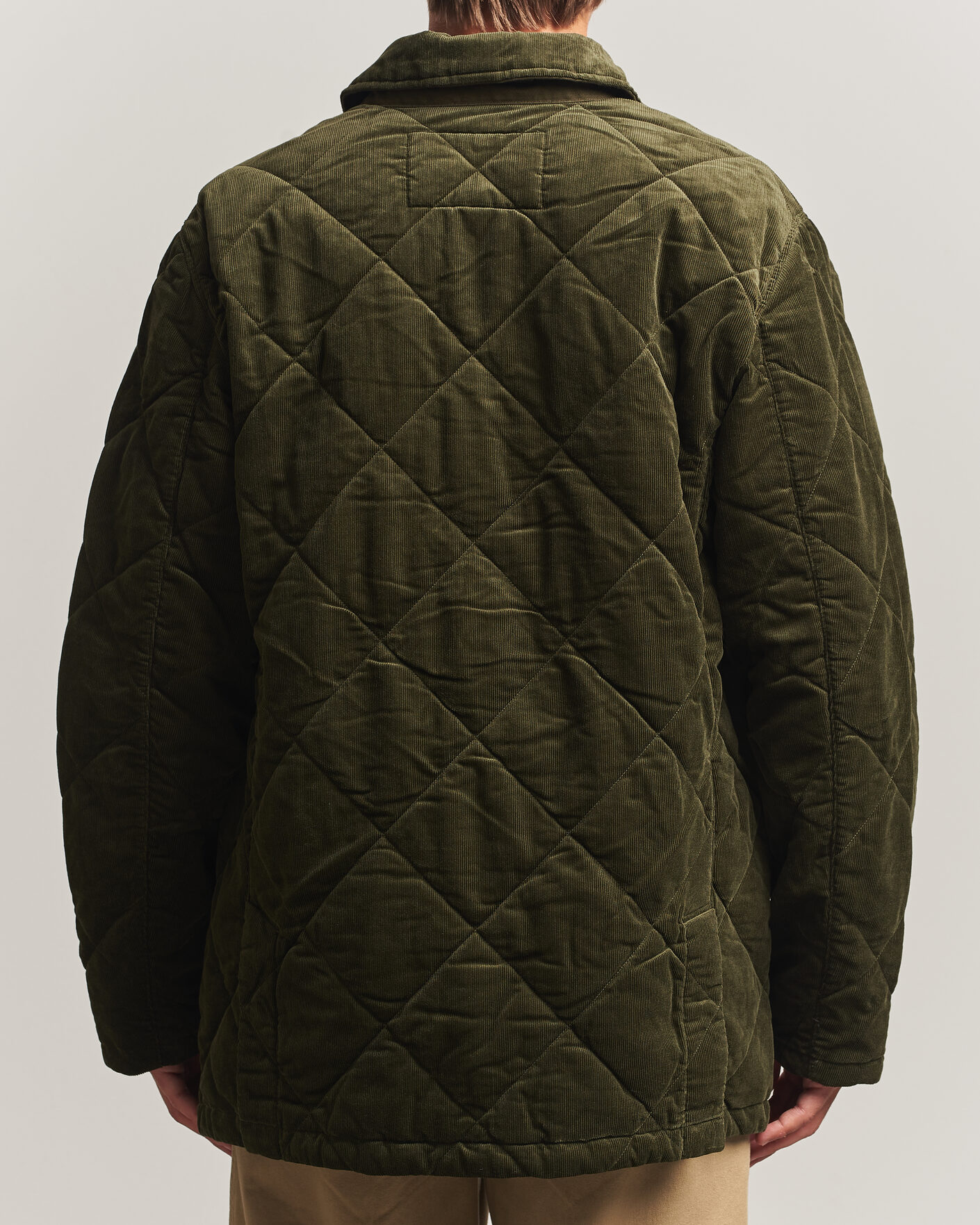 Hombres | Abrigos y chaquetas | Polo Ralph Lauren | Quilted Corduroy Car Coat Company Olive