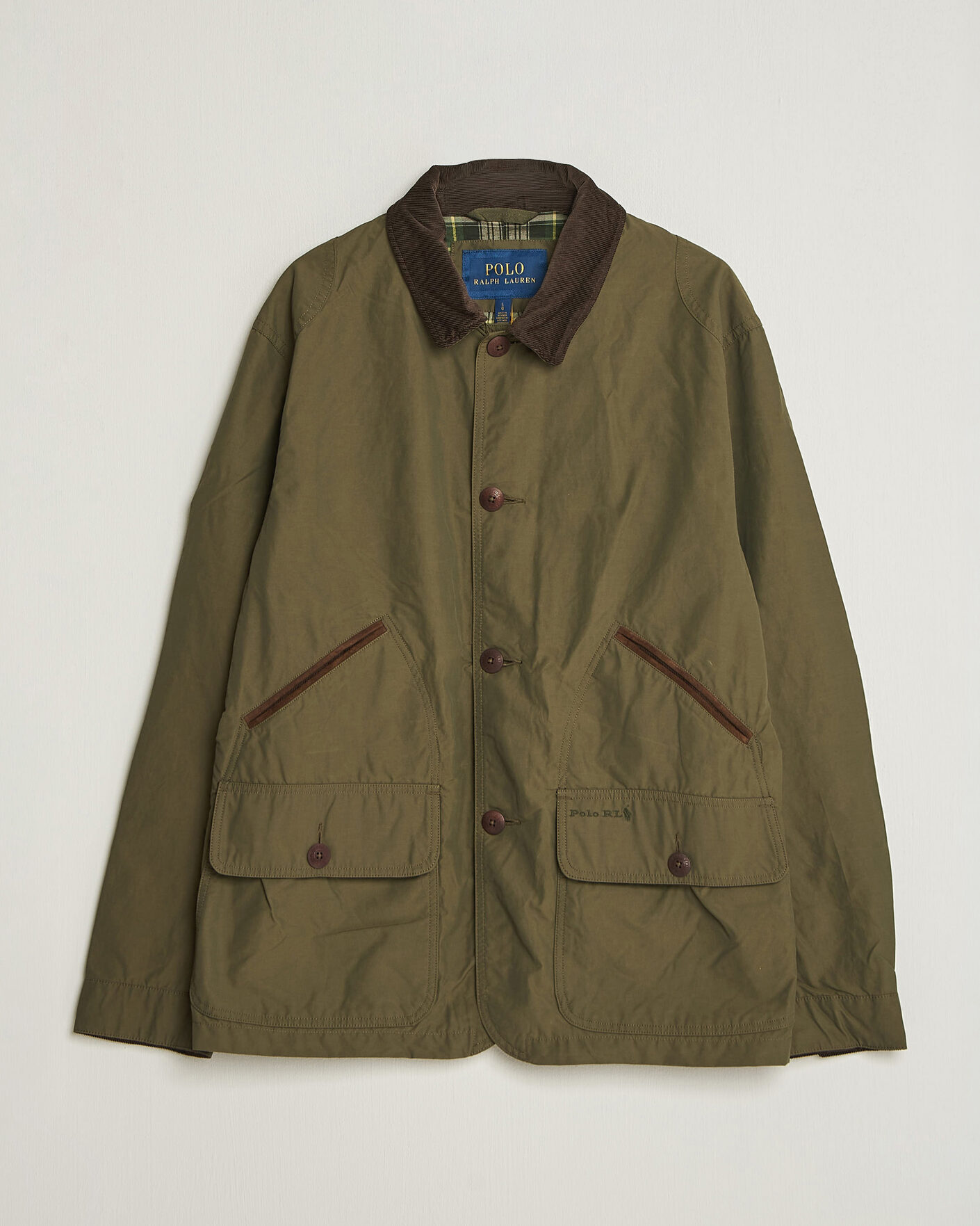 Hombres | Abrigos y chaquetas | Polo Ralph Lauren | Cotton Nylon Field Jacket Canopy Olive