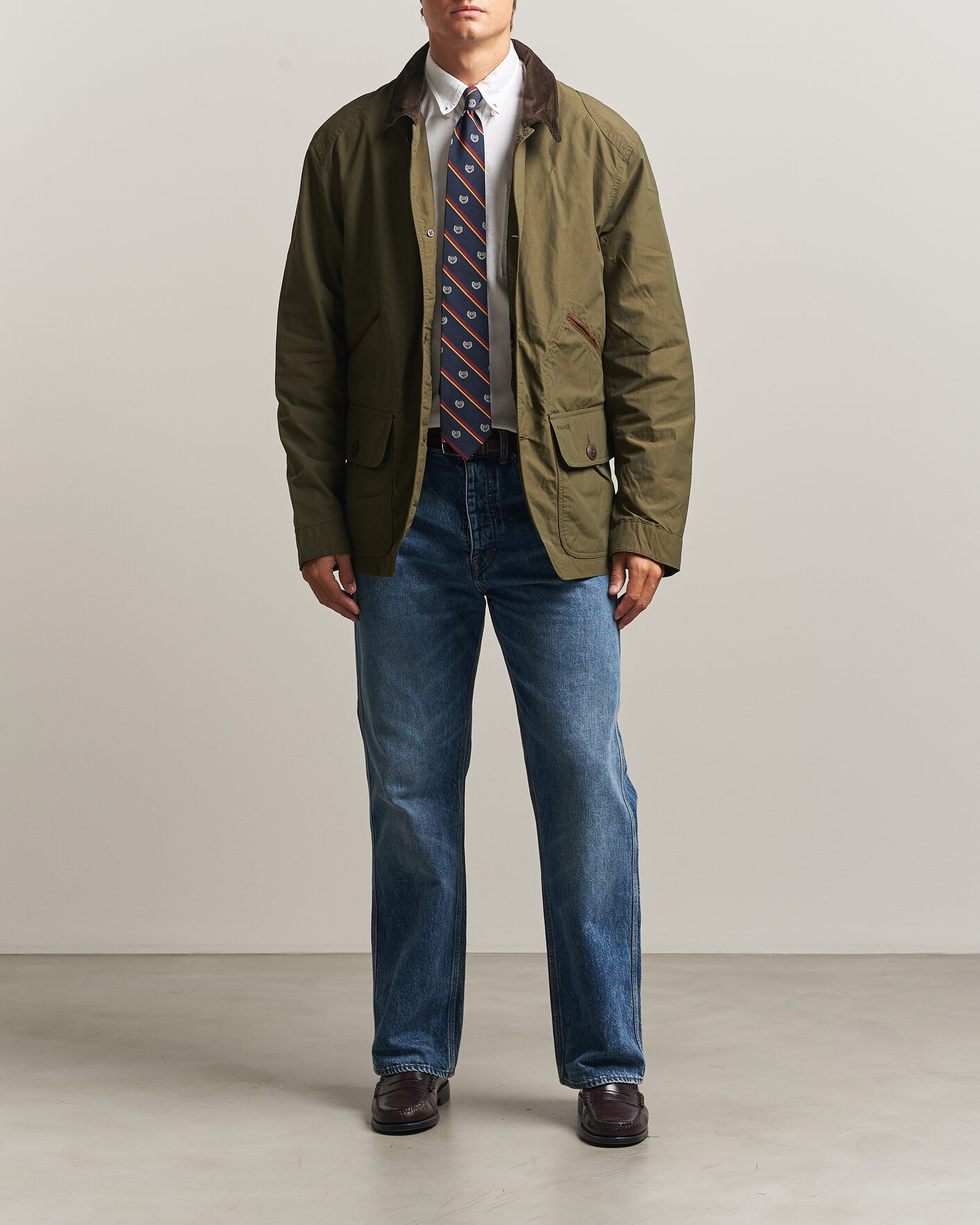 Hombres | Abrigos y chaquetas | Polo Ralph Lauren | Cotton Nylon Field Jacket Canopy Olive