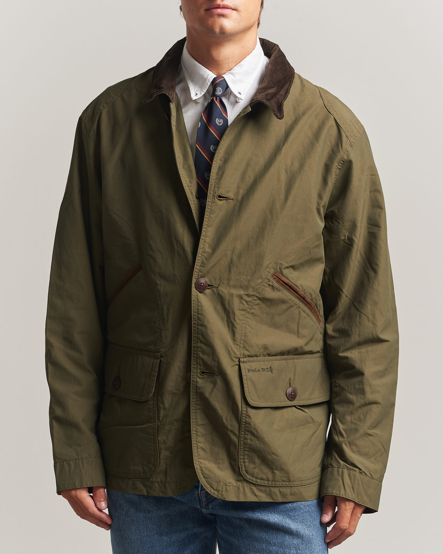 Hombres | Abrigos y chaquetas | Polo Ralph Lauren | Cotton Nylon Field Jacket Canopy Olive