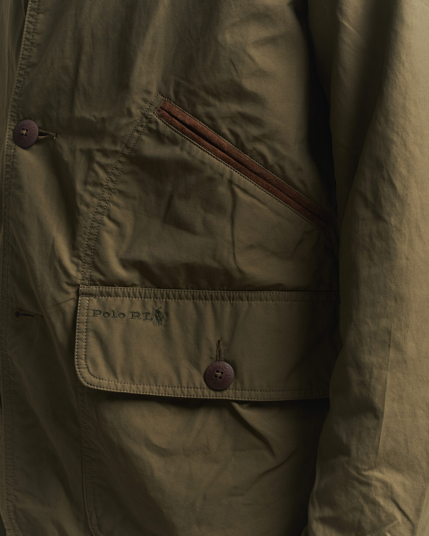 Hombres | Abrigos y chaquetas | Polo Ralph Lauren | Cotton Nylon Field Jacket Canopy Olive