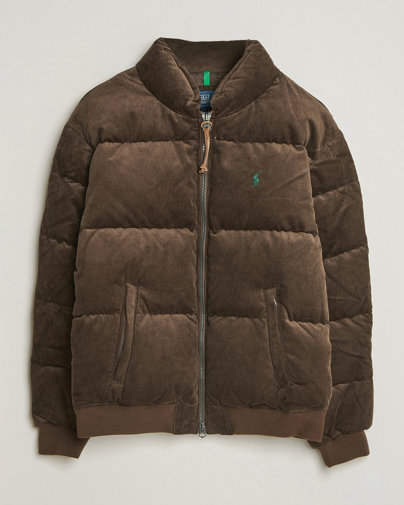 Hombres | Abrigos y chaquetas | Polo Ralph Lauren | Corduroy Puffer Jacket Dark Beech