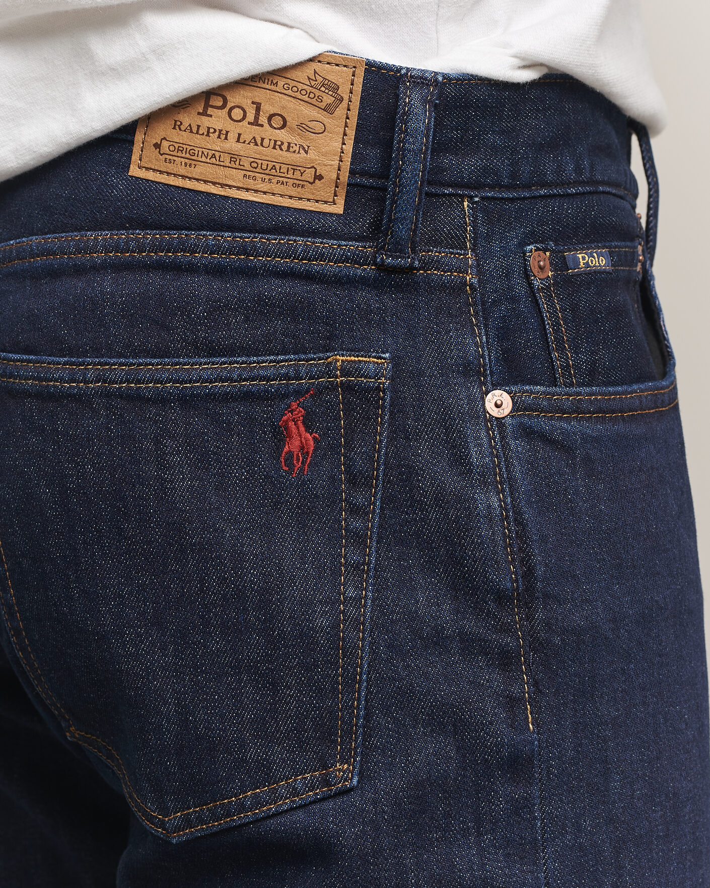 Hombres | Vaqueros | Polo Ralph Lauren | Straight Fit Brushed Denim Jeans Westmorely