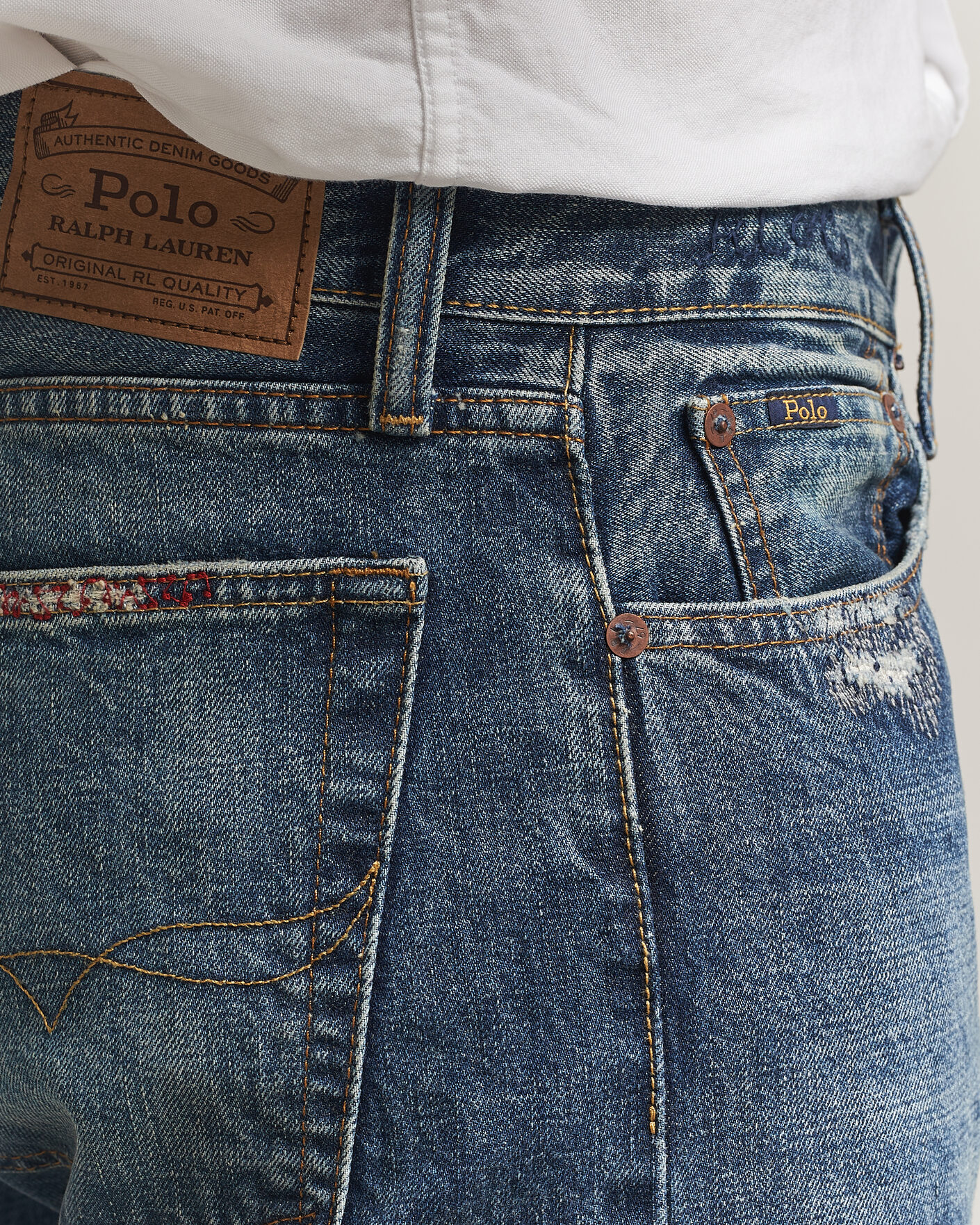 Hombres | Vaqueros | Polo Ralph Lauren | Straight Fit Rigid Denim Jeans Rhinebeck