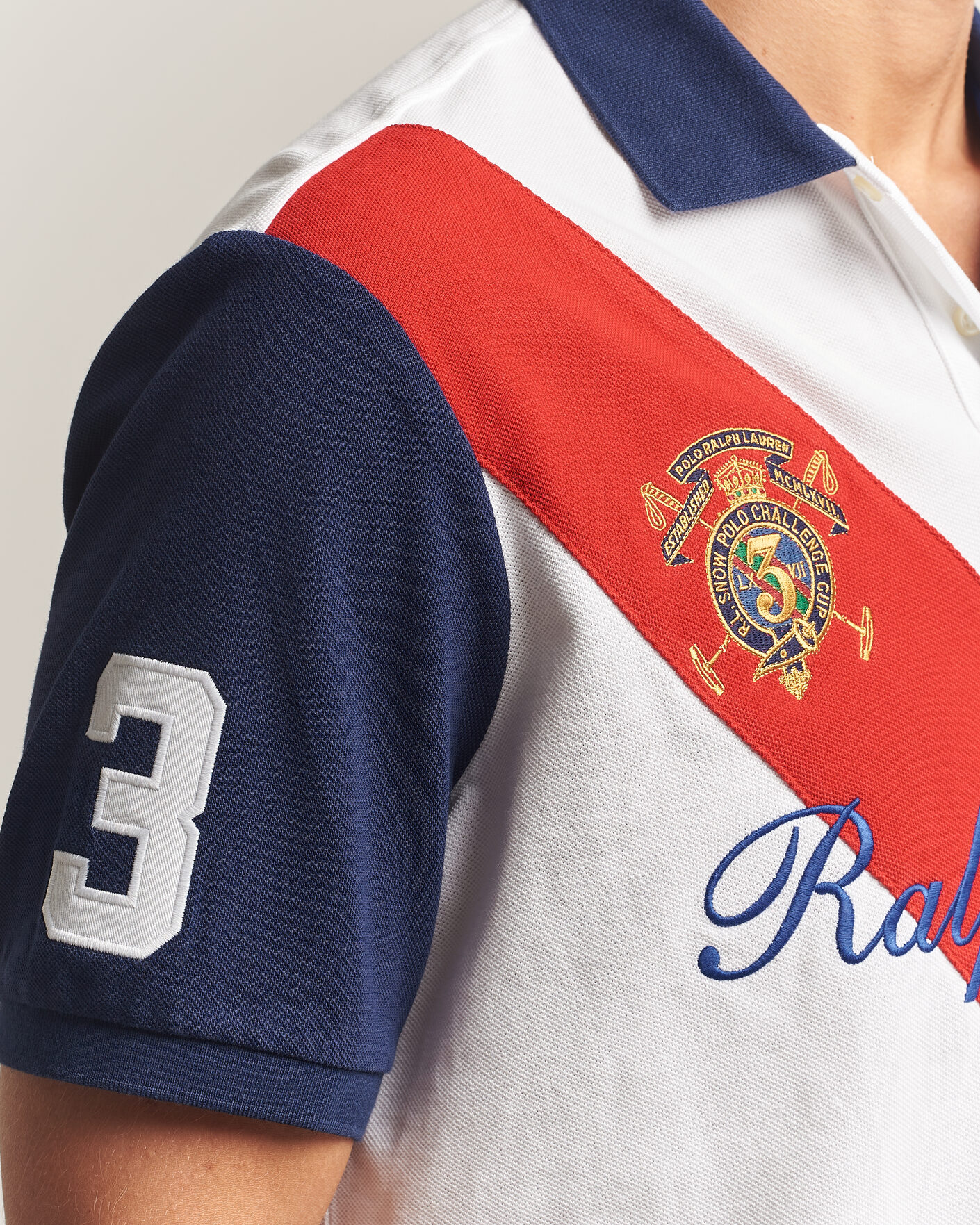 Hombres | Polos | Polo Ralph Lauren | Classic Fit Diagonal Stripe Polo White