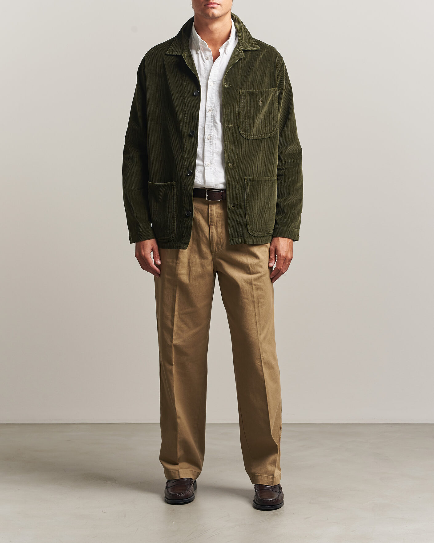 Hombres | Camisas | Polo Ralph Lauren | Corduroy Overshirt Company Olive