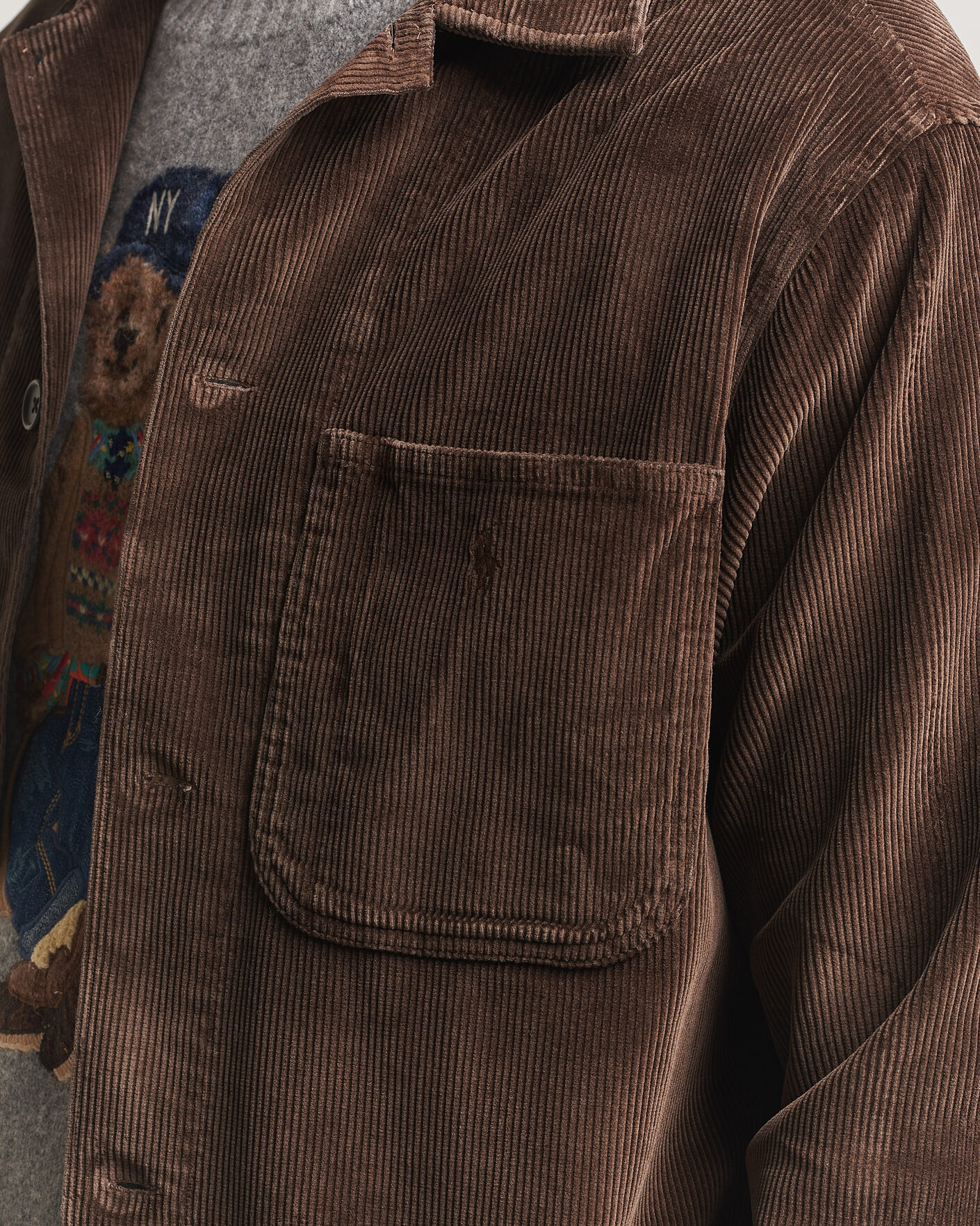 Hombres | Camisas | Polo Ralph Lauren | Corduroy Overshirt Nutmeg Brown