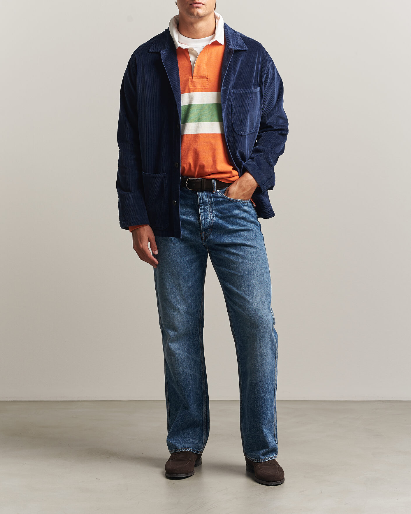 Hombres | Camisas | Polo Ralph Lauren | Corduroy Overshirt Newport Navy