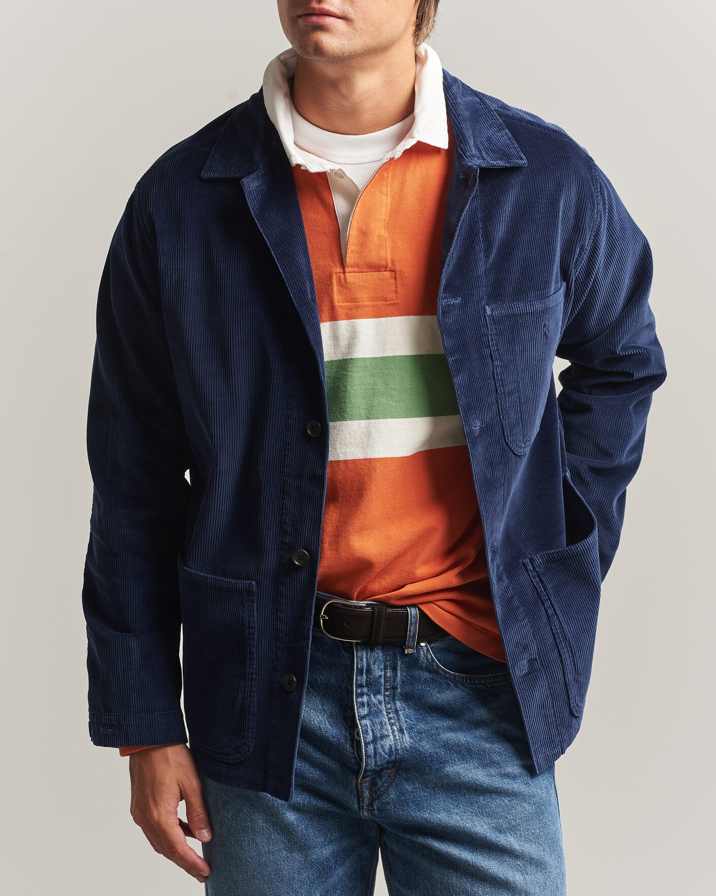 Hombres | Camisas | Polo Ralph Lauren | Corduroy Overshirt Newport Navy