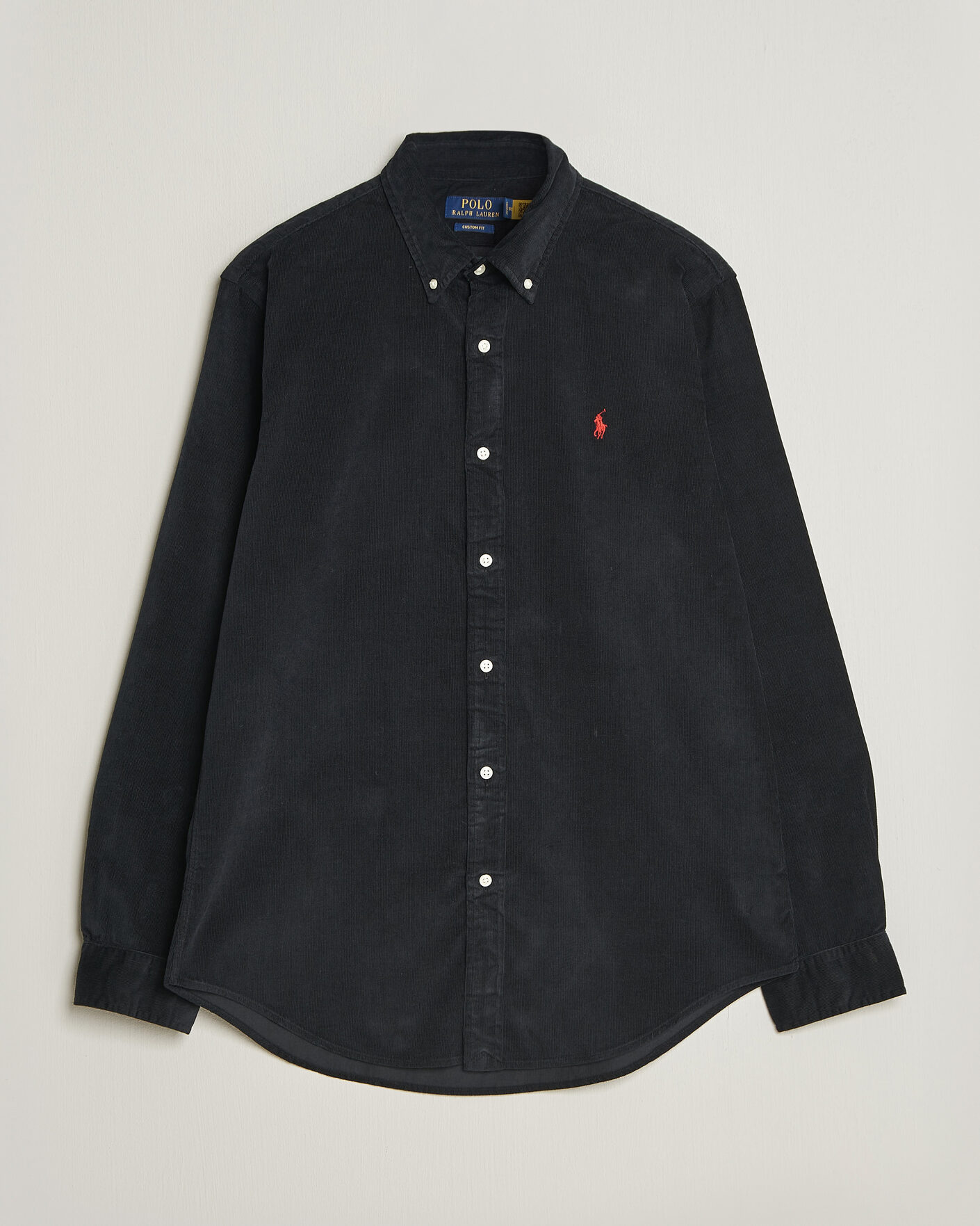 Hombres | Camisas | Polo Ralph Lauren | Custom Fit BD Corduroy Shirt Polo Black