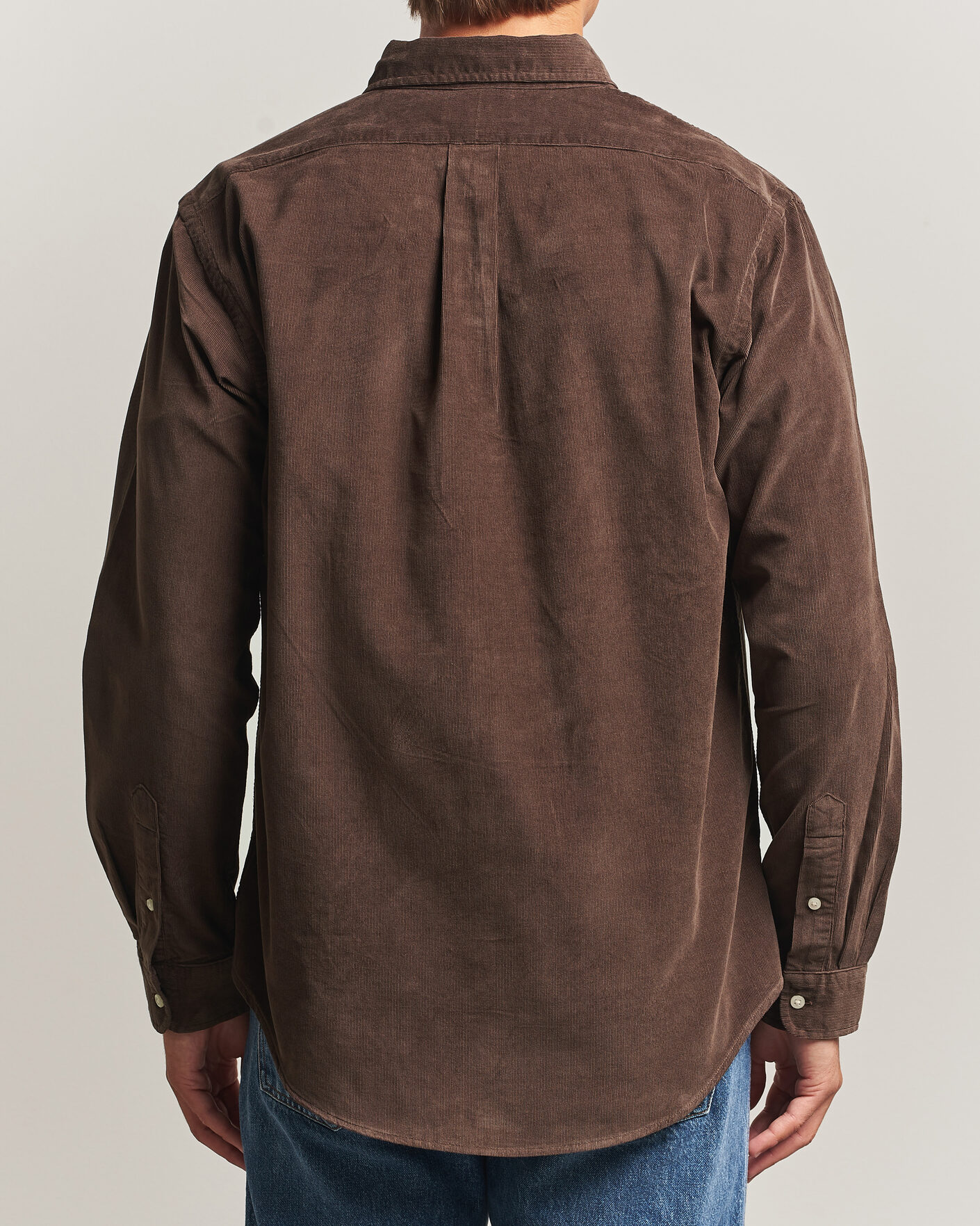 Hombres | Camisas | Polo Ralph Lauren | Custom Fit BD Corduroy Shirt Nutmeg Brown