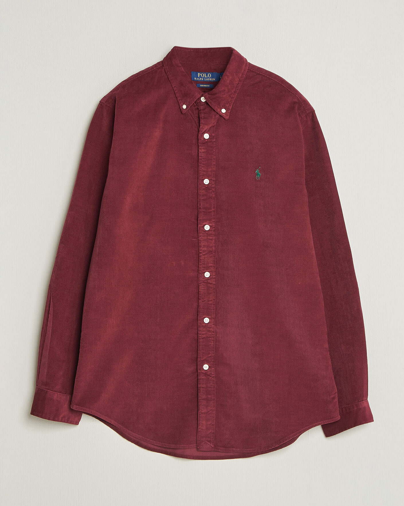 Hombres | Camisas | Polo Ralph Lauren | Custom Fit BD Corduroy Shirt Classic Wine