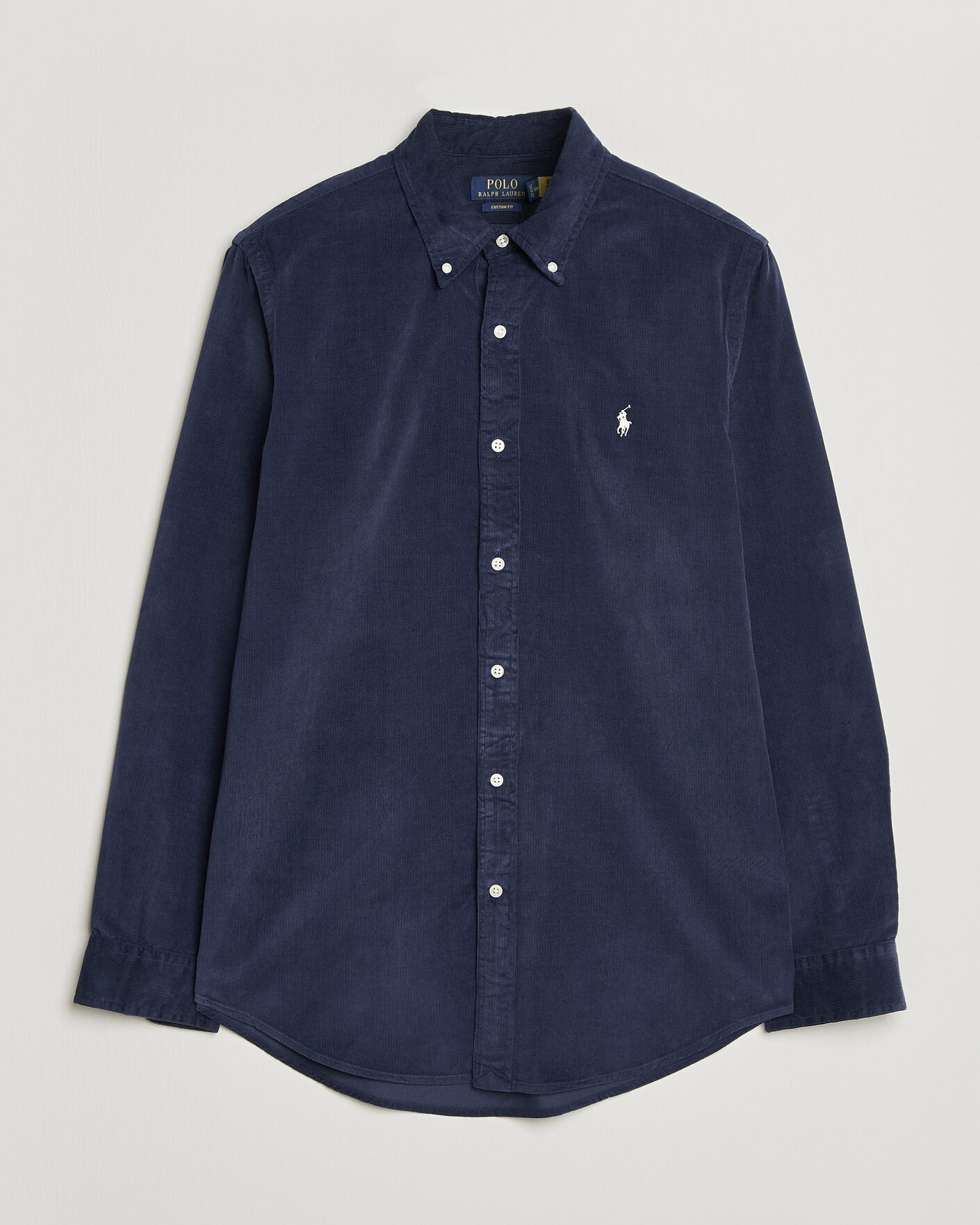 Hombres | Camisas | Polo Ralph Lauren | Custom Fit BD Corduroy Shirt Newport Navy