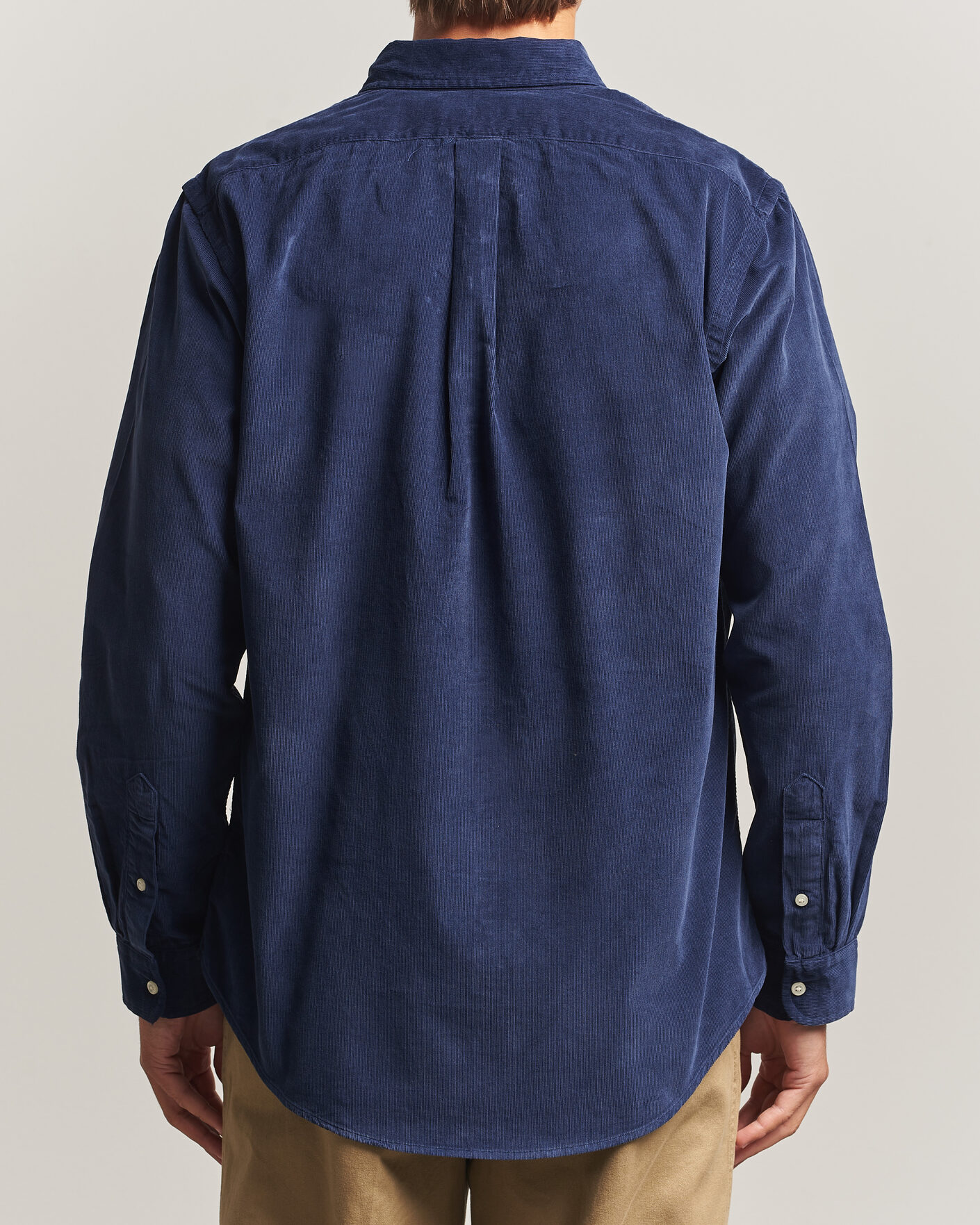 Hombres | Camisas | Polo Ralph Lauren | Custom Fit BD Corduroy Shirt Newport Navy