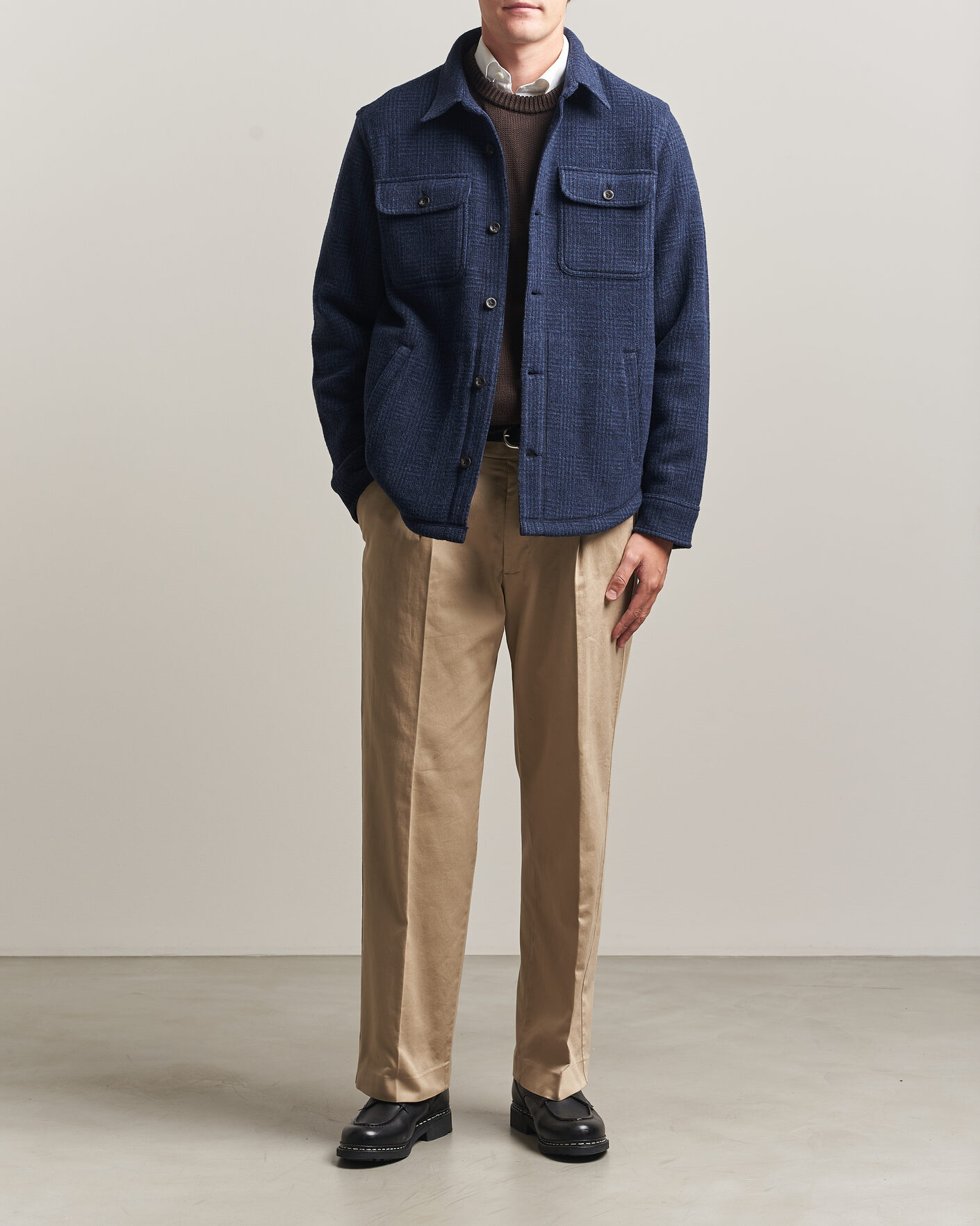 Hombres | Camisas | Polo Ralph Lauren | Hudson Brushed Shirt Navy