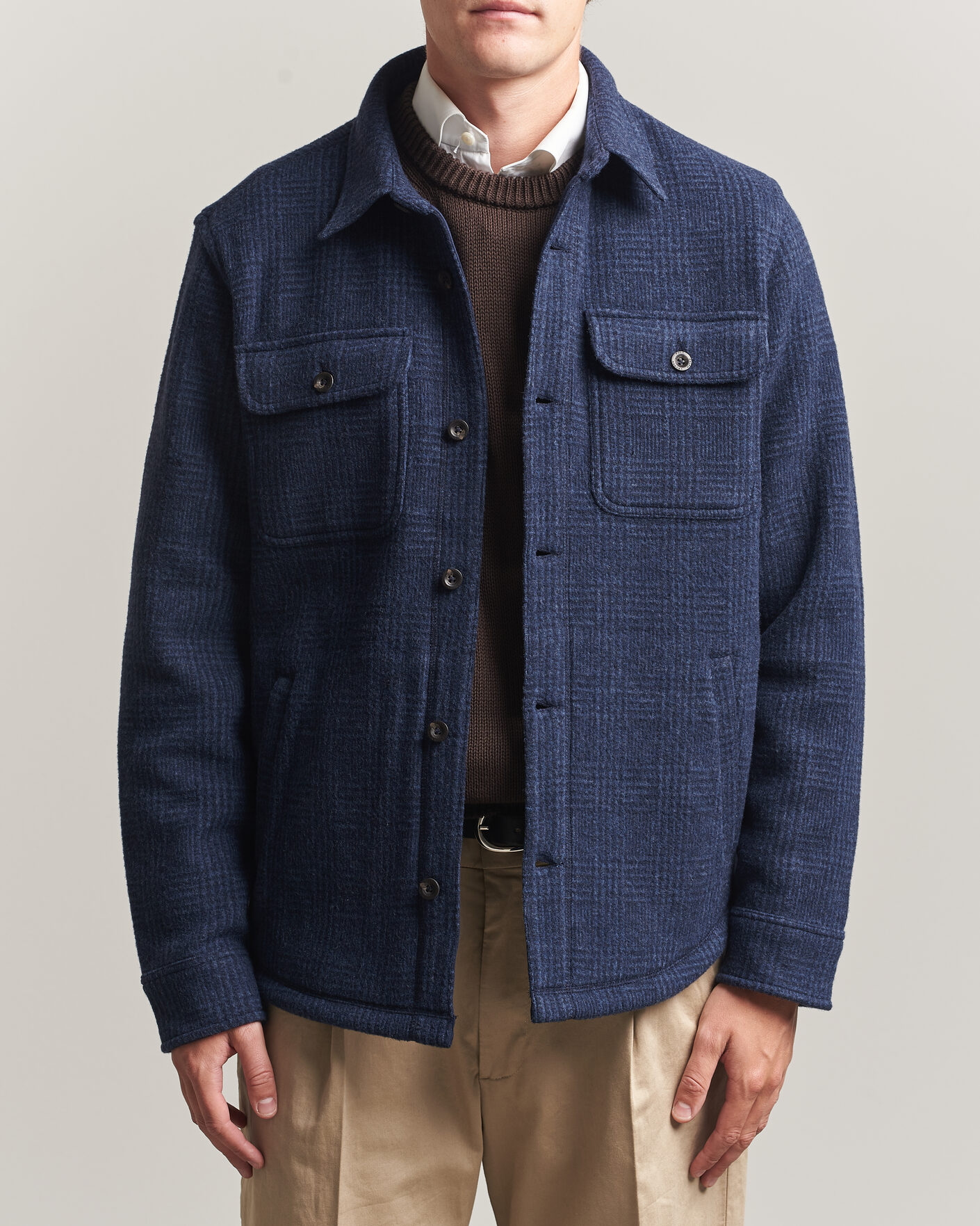 Hombres | Camisas | Polo Ralph Lauren | Hudson Brushed Shirt Navy