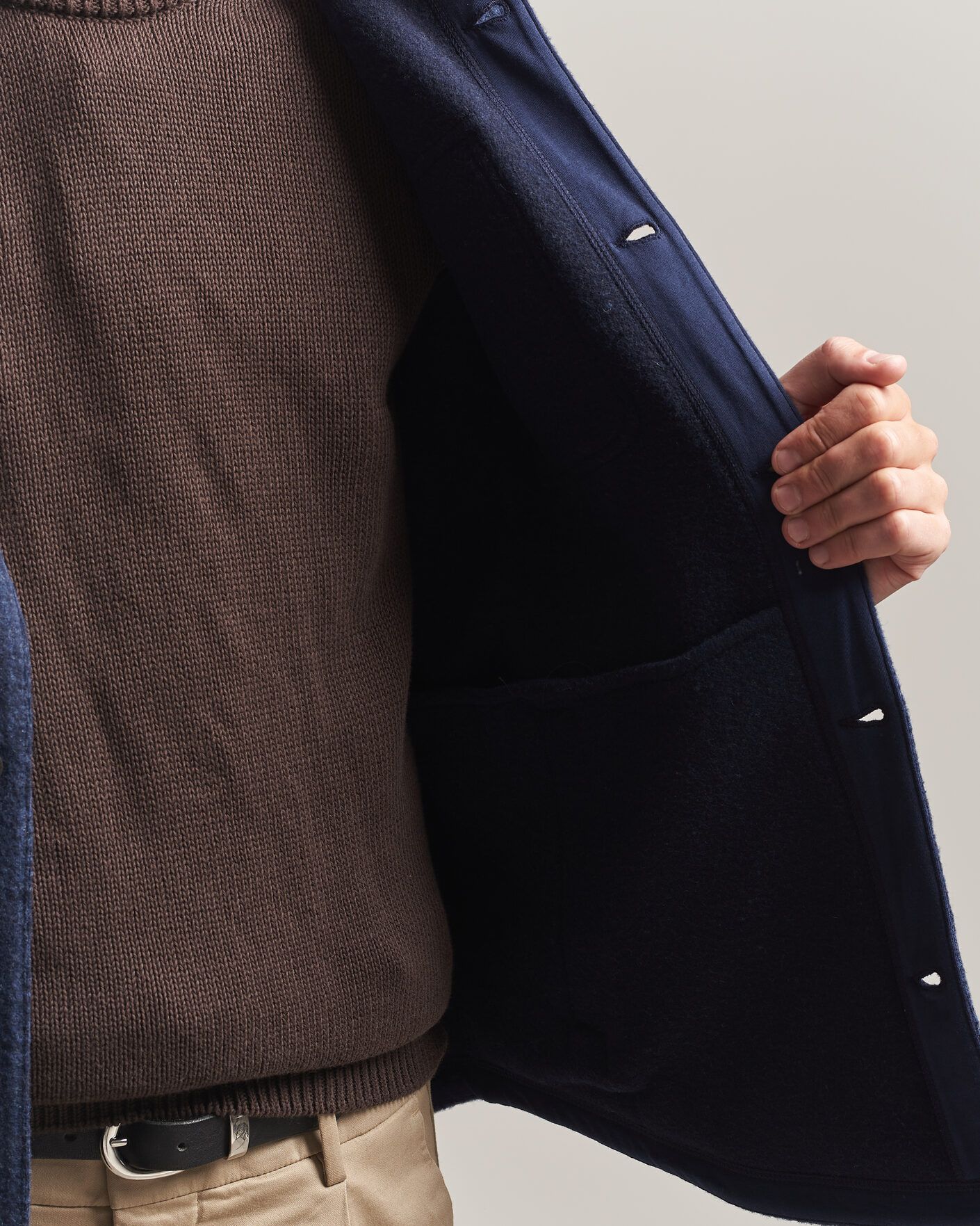 Hombres | Camisas | Polo Ralph Lauren | Hudson Brushed Shirt Navy