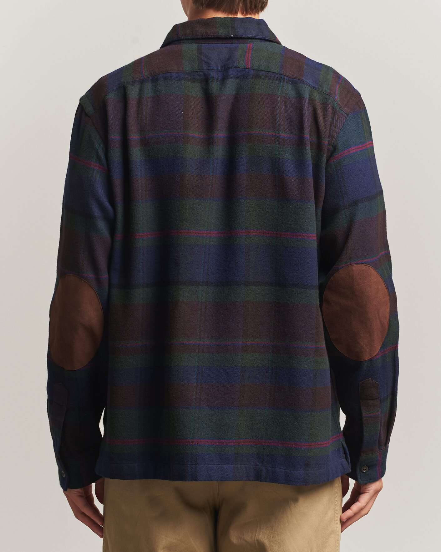 Hombres | Camisas | Polo Ralph Lauren | Hudson Ranch Checked Overshirt Olive Royal