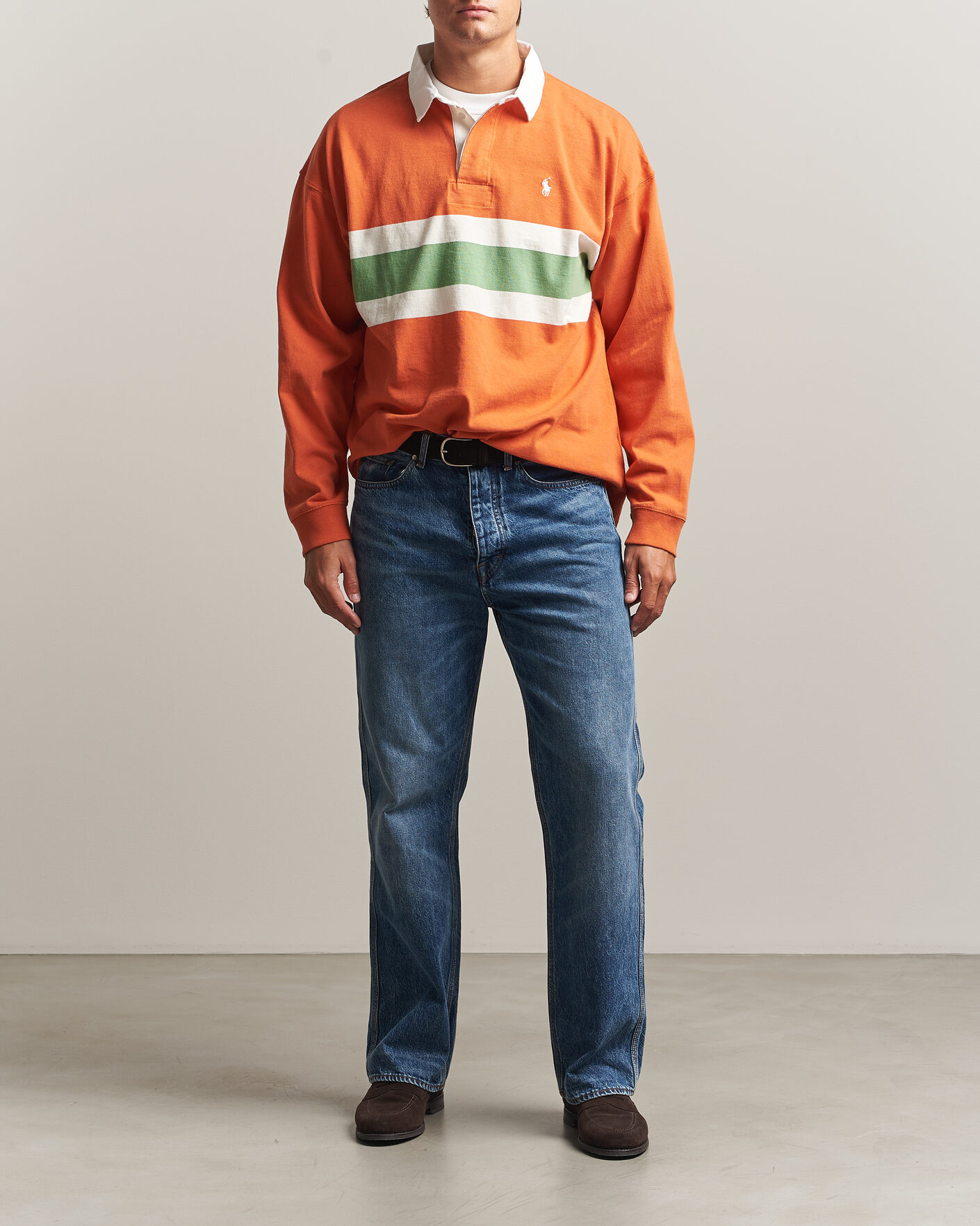 Hombres | Jerséis y prendas de punto | Polo Ralph Lauren | Knitted Jersey Rugby Shirt Solar Sky Multi