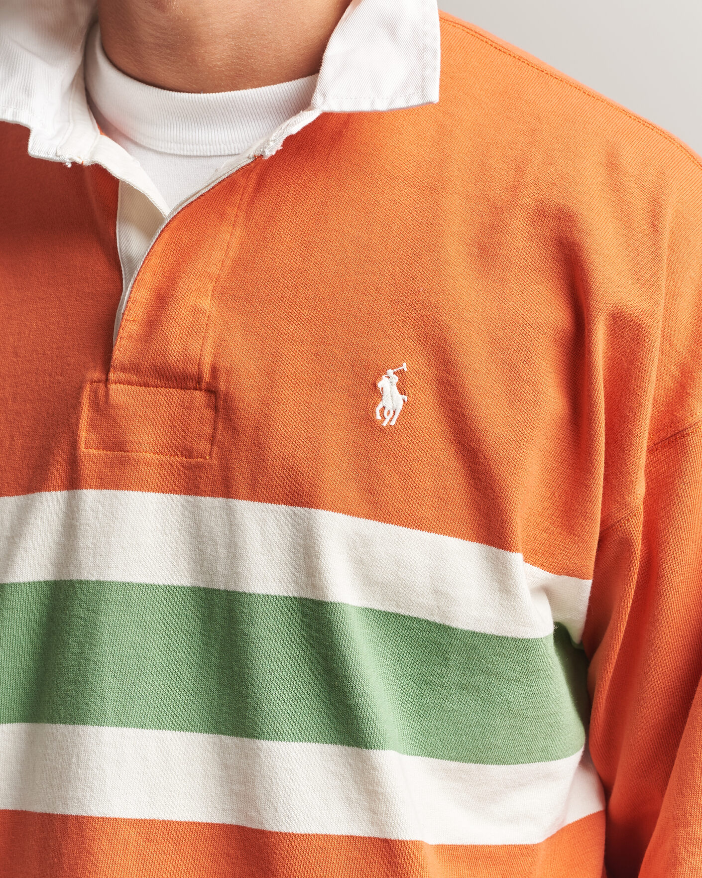 Hombres | Jerséis y prendas de punto | Polo Ralph Lauren | Knitted Jersey Rugby Shirt Solar Sky Multi