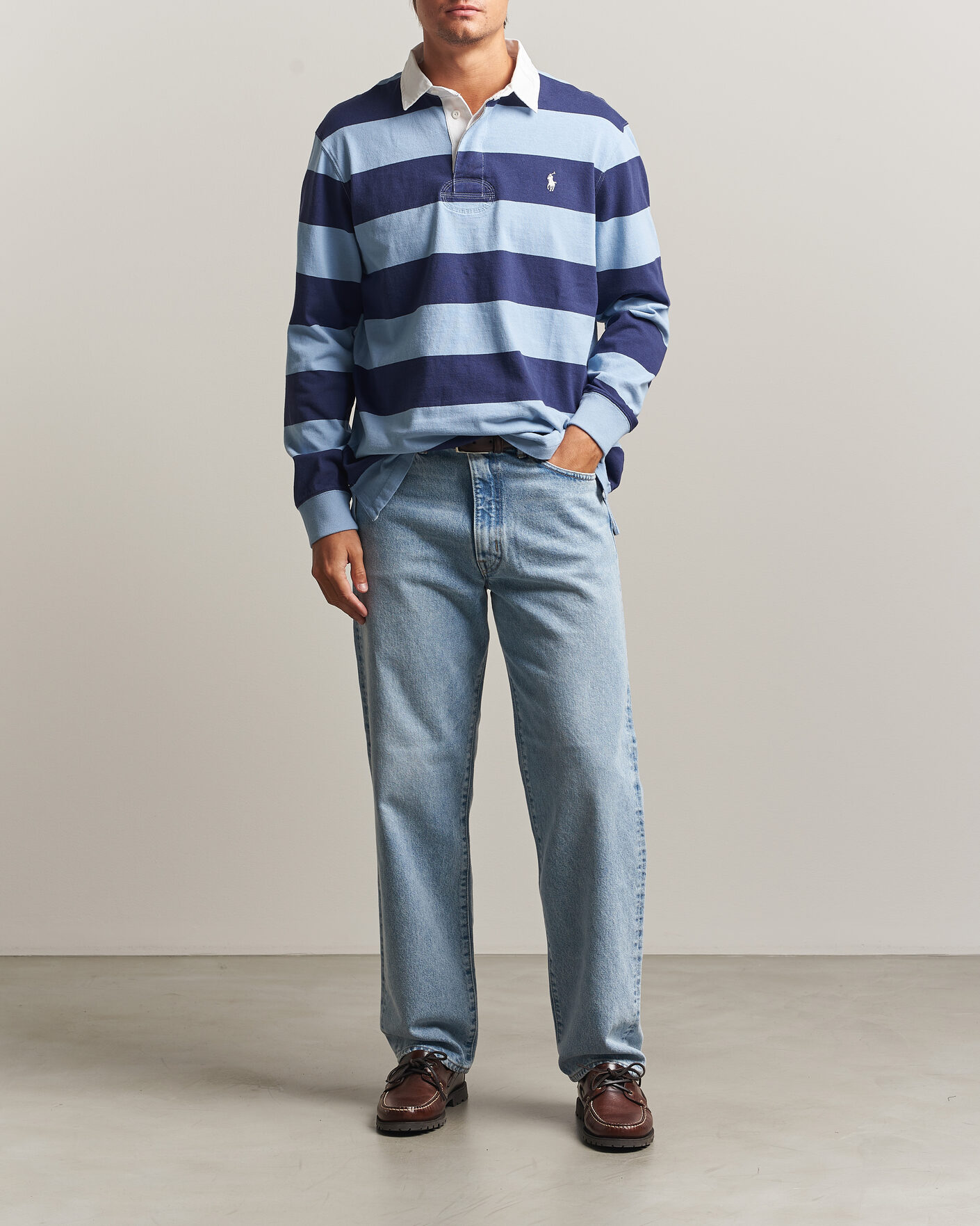 Hombres | Jerséis y prendas de punto | Polo Ralph Lauren | Striped Jersey Rugger Blue/Navy