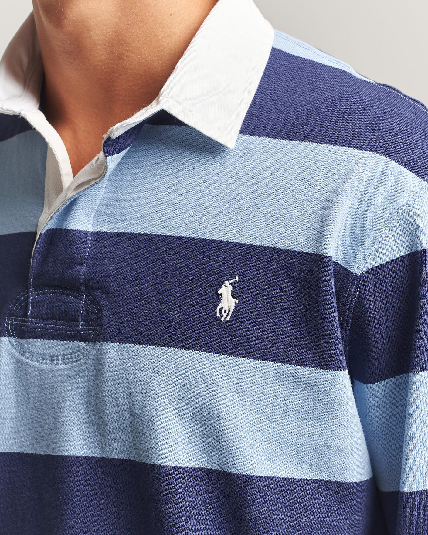 Hombres | Jerséis y prendas de punto | Polo Ralph Lauren | Striped Jersey Rugger Blue/Navy