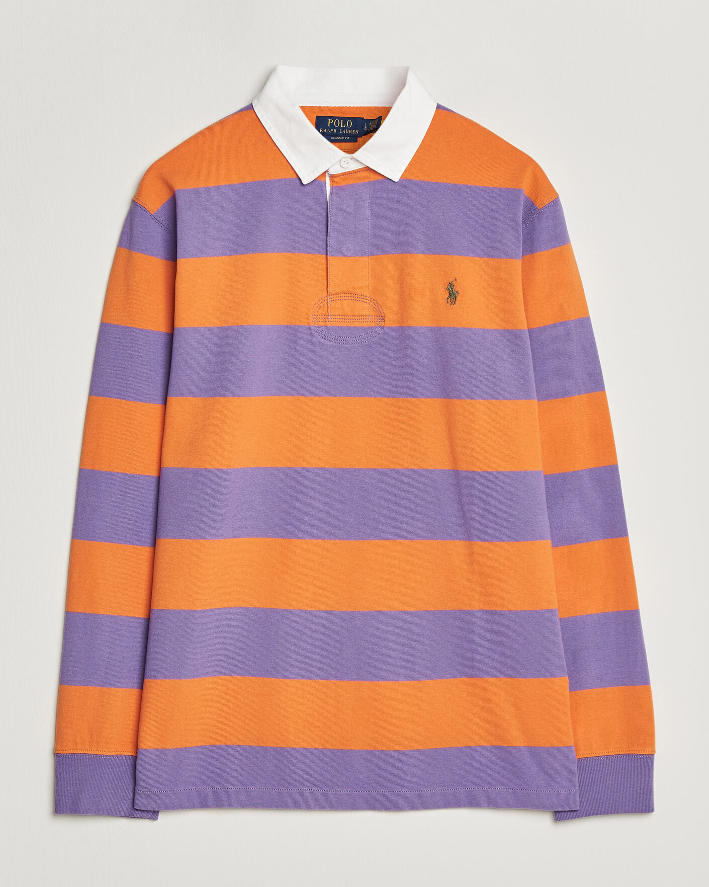 Hombres | Jerséis y prendas de punto | Polo Ralph Lauren | Striped Jersey Rugger Purple/Orange