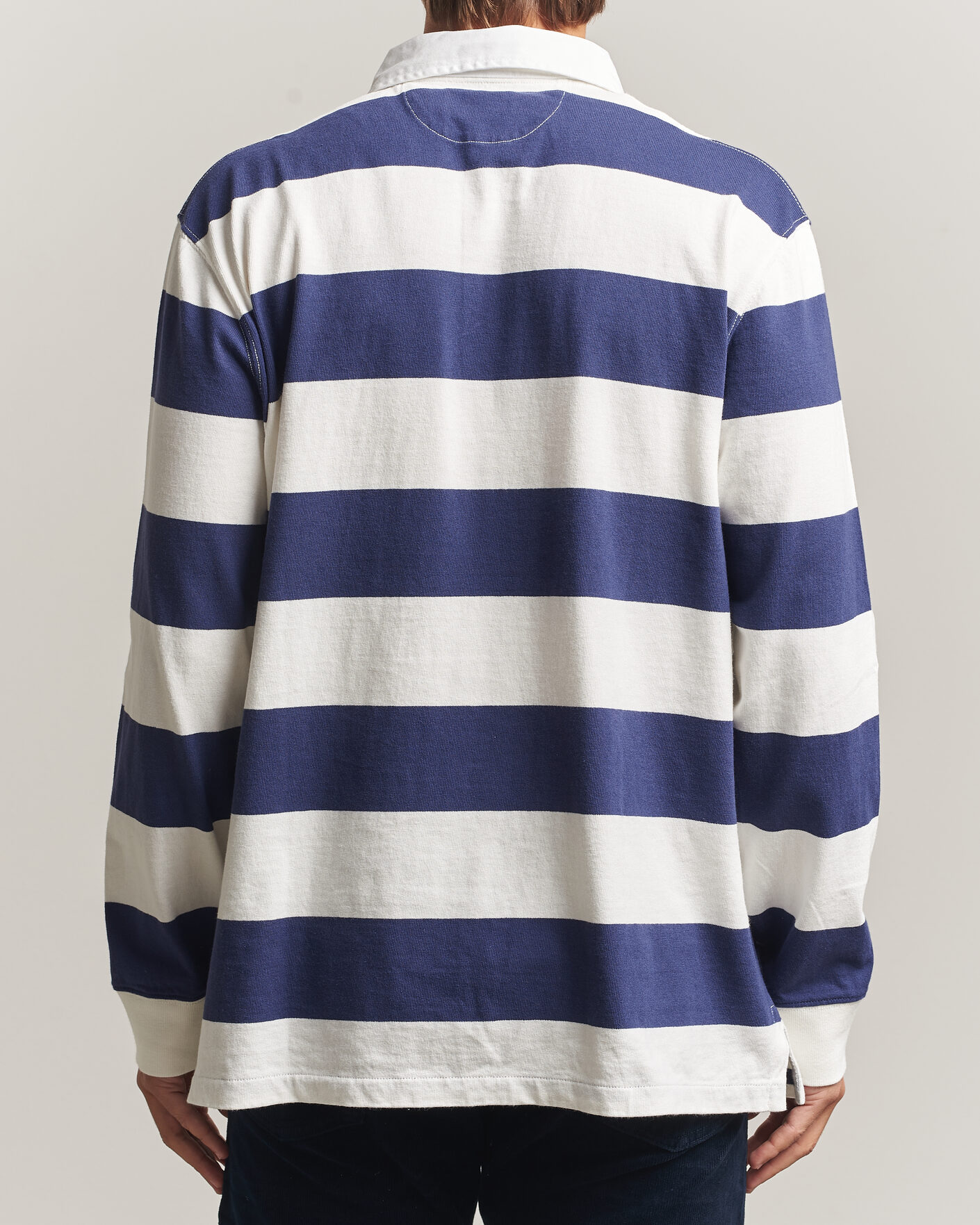 Hombres | Jerséis y prendas de punto | Polo Ralph Lauren | Striped Jersey Rugger Cream/Navy
