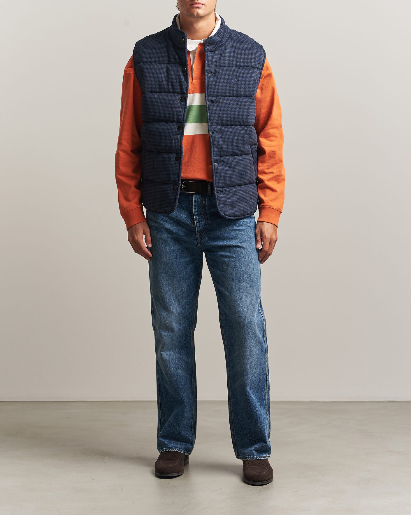 Hombres | Jerséis y prendas de punto | Polo Ralph Lauren | Double Knitted Jaquard Vest Navy