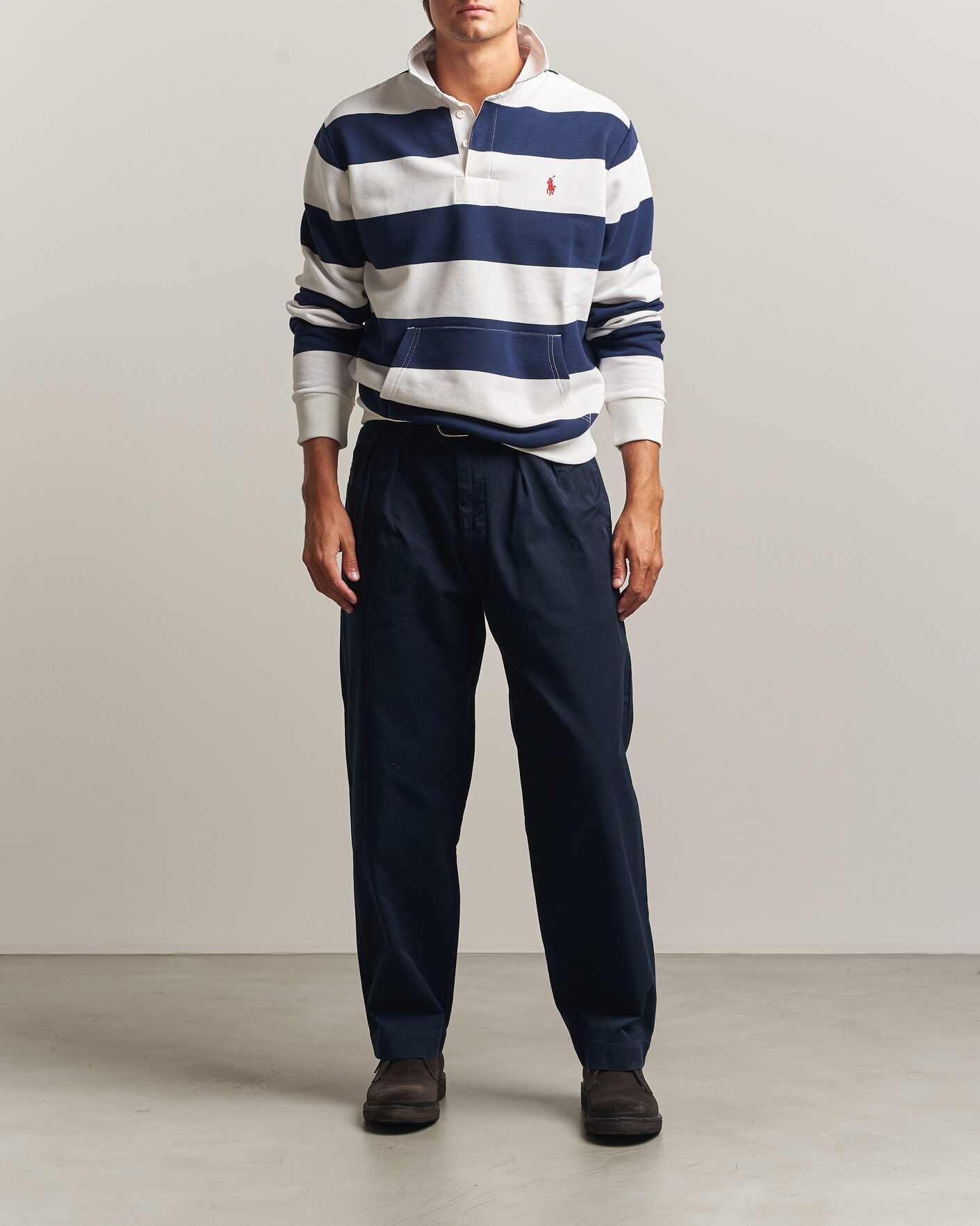 Hombres | Jerséis y prendas de punto | Polo Ralph Lauren | Rugby Shirt Newport Navy/White