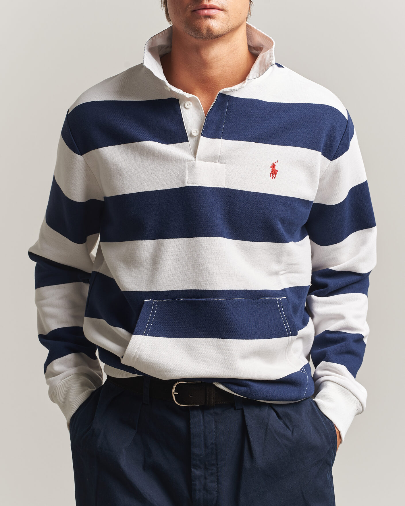 Hombres | Jerséis y prendas de punto | Polo Ralph Lauren | Rugby Shirt Newport Navy/White