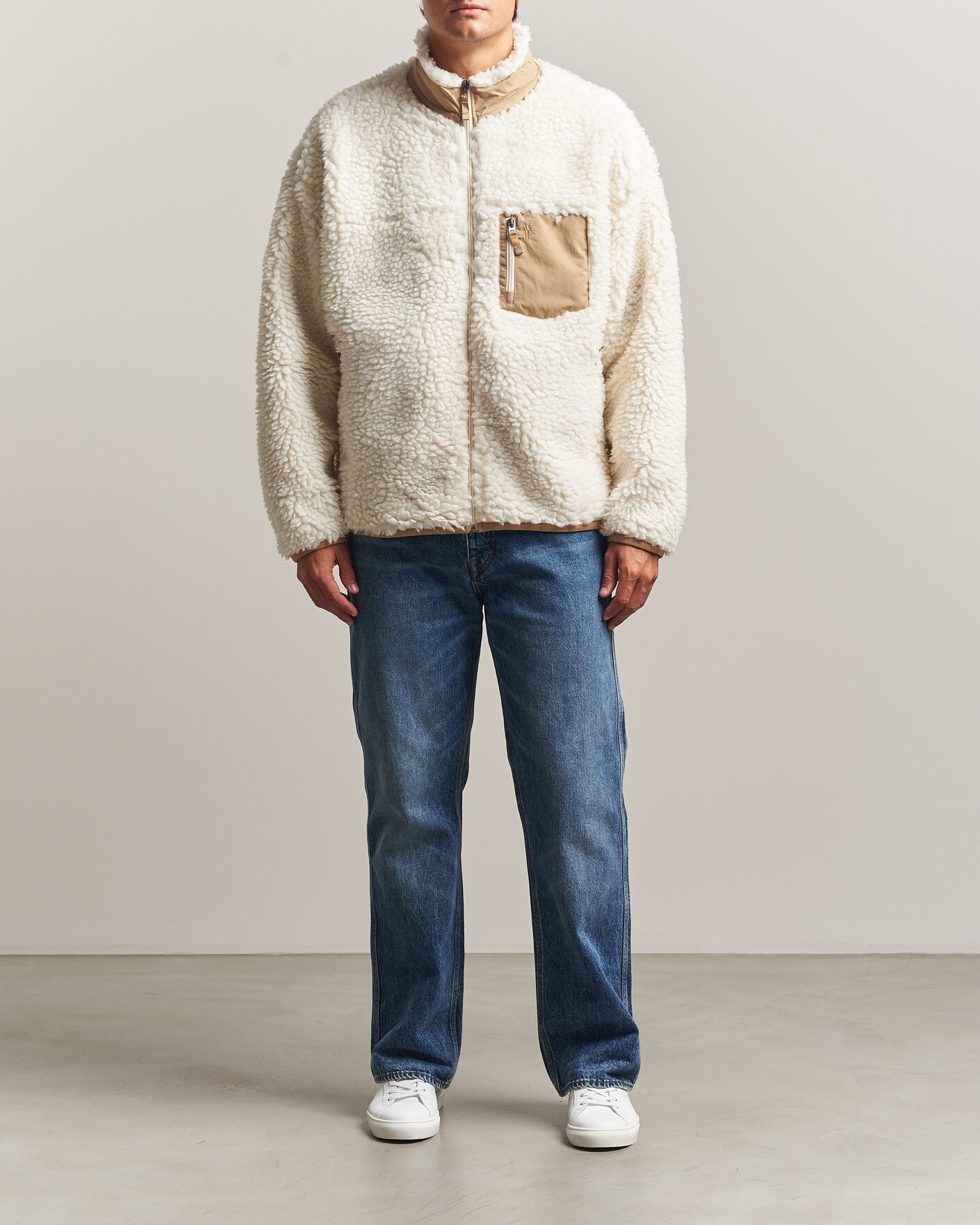 Hombres | Jerséis y prendas de punto | Polo Ralph Lauren | Shaggy Hi Pile Full Zip Clubhouse Cream