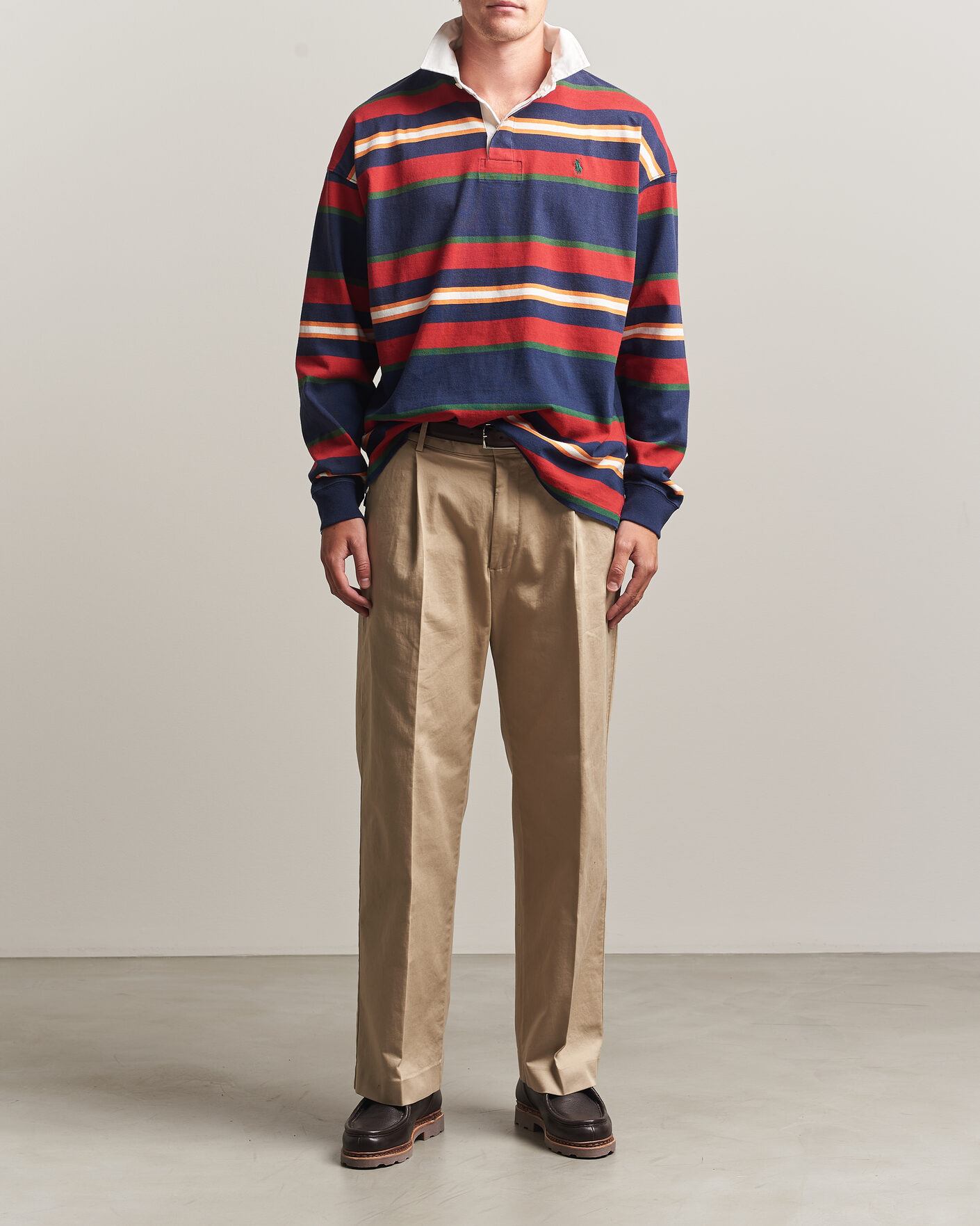 Hombres | Jerséis y prendas de punto | Polo Ralph Lauren | Knitted Rugby Pullover Newport Navy Multi