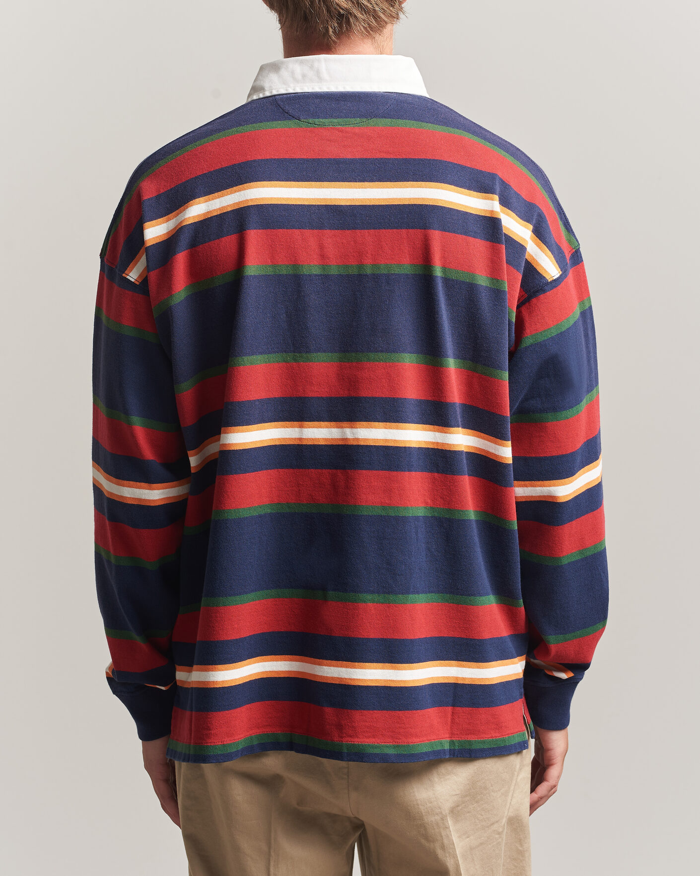 Hombres | Jerséis y prendas de punto | Polo Ralph Lauren | Knitted Rugby Pullover Newport Navy Multi