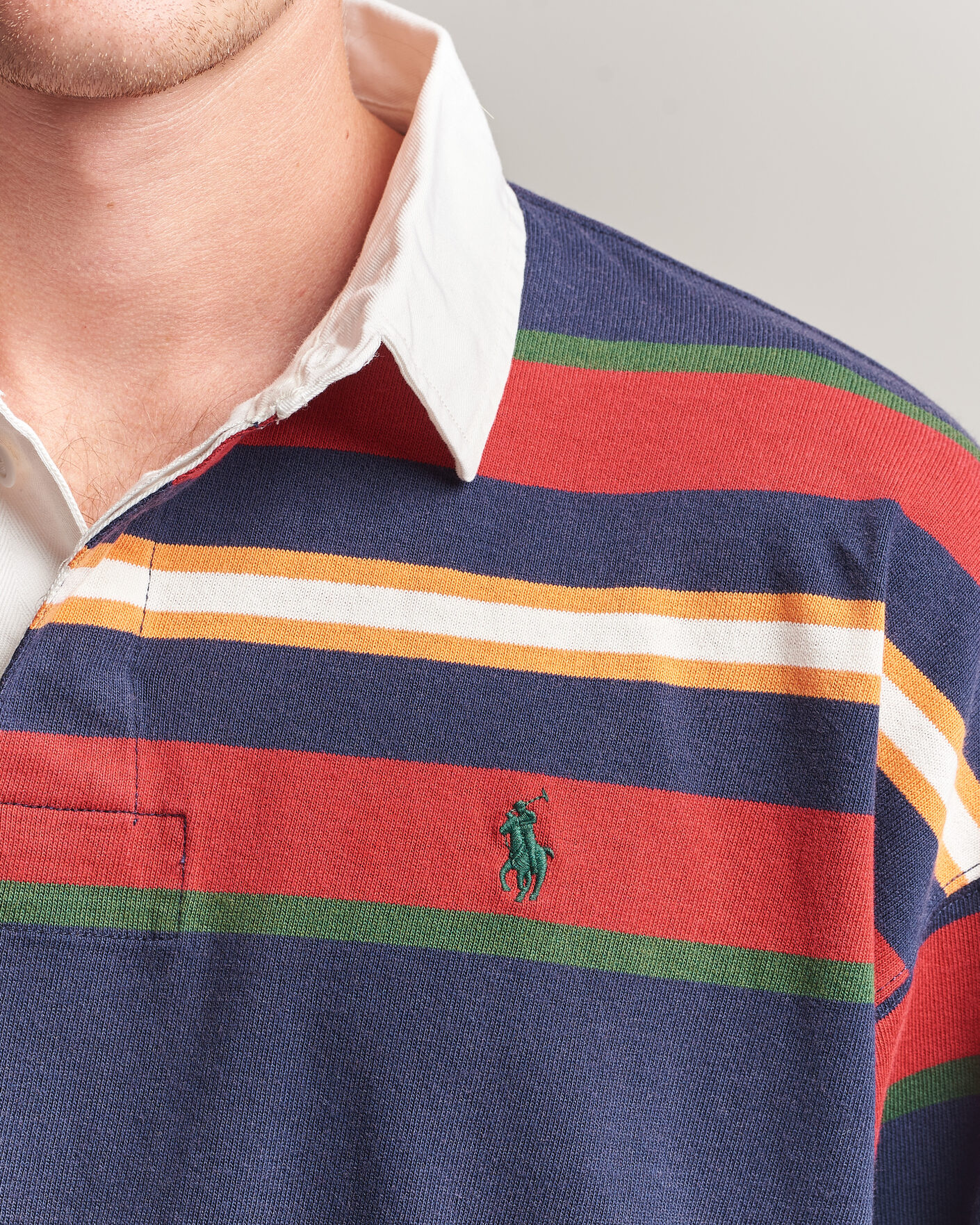 Hombres | Jerséis y prendas de punto | Polo Ralph Lauren | Knitted Rugby Pullover Newport Navy Multi