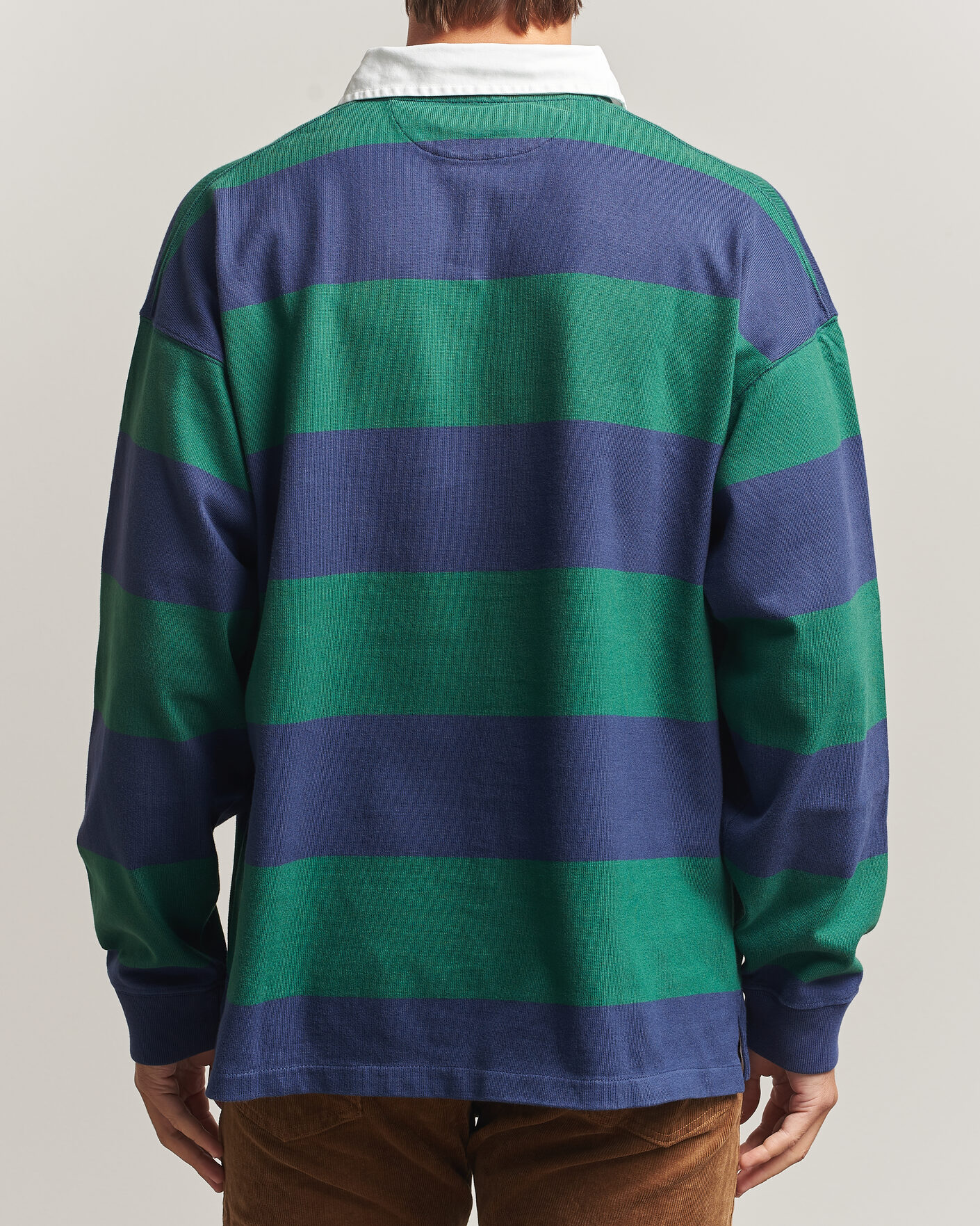 Hombres | Jerséis y prendas de punto | Polo Ralph Lauren | Jersey Knitted Rugby Pullover Green/Cobolt