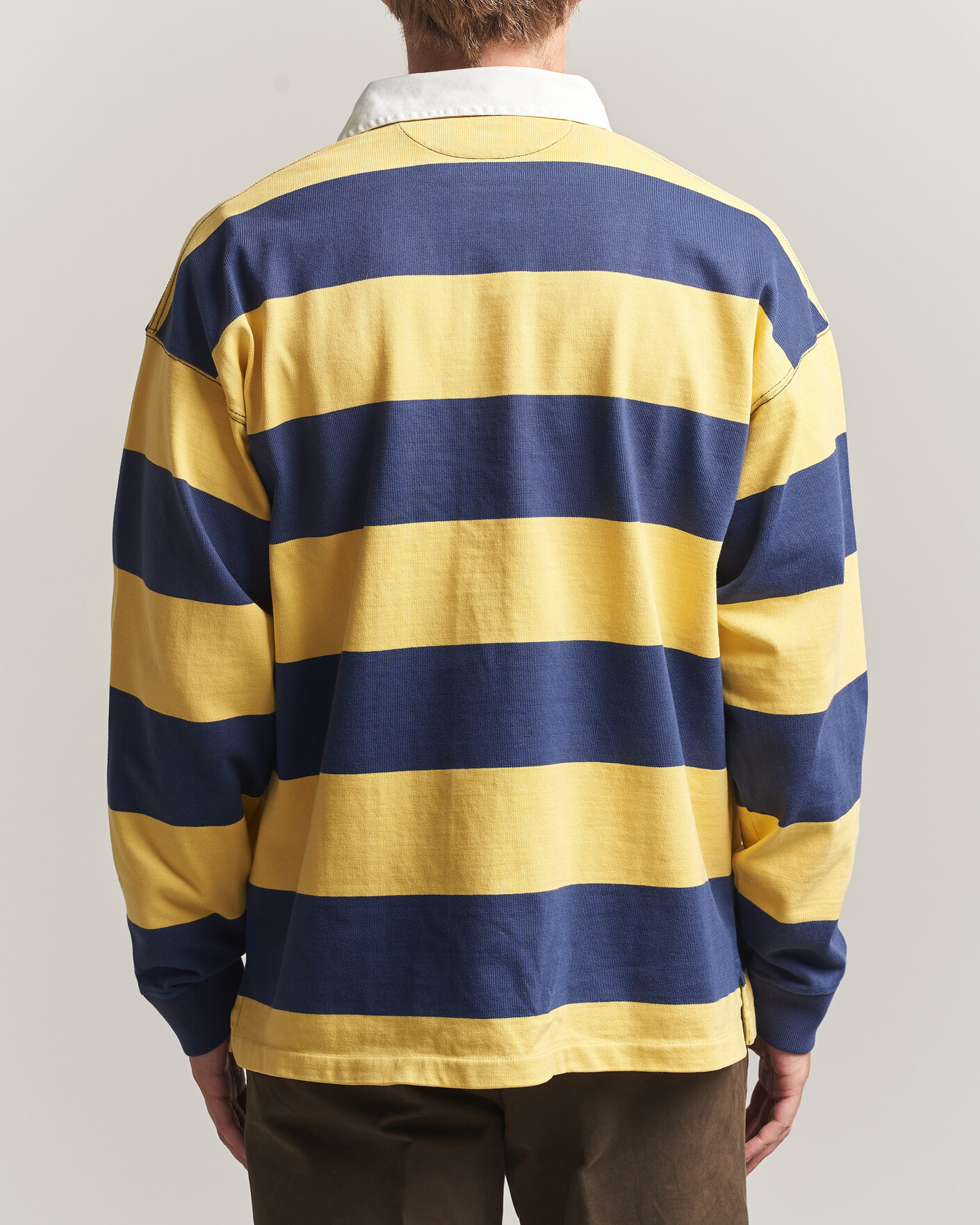 Hombres | Jerséis y prendas de punto | Polo Ralph Lauren | Jersey Knitted Rugby Pullover Yellow/Cobolt
