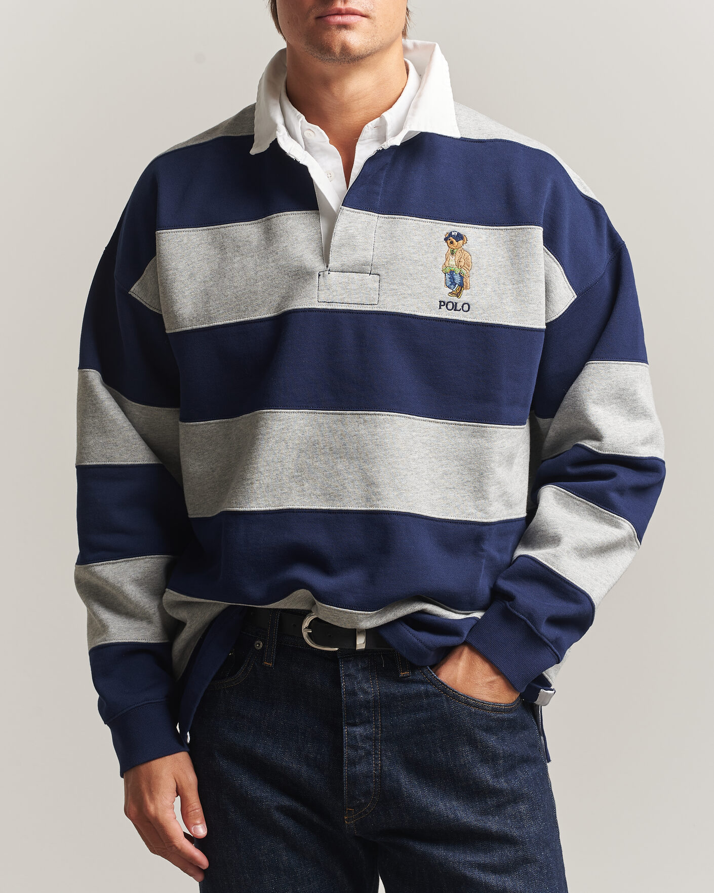 Hombres | Jerséis y prendas de punto | Polo Ralph Lauren | Rugby Pullover Navy/Andover Heather