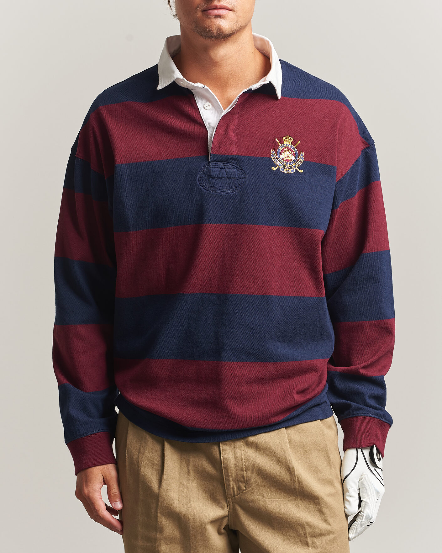 Hombres | Jerséis y prendas de punto | RLX Ralph Lauren | Polo Ralph Lauren Rugby Long Sleeve Jersey Polo Classic Wine/Navy