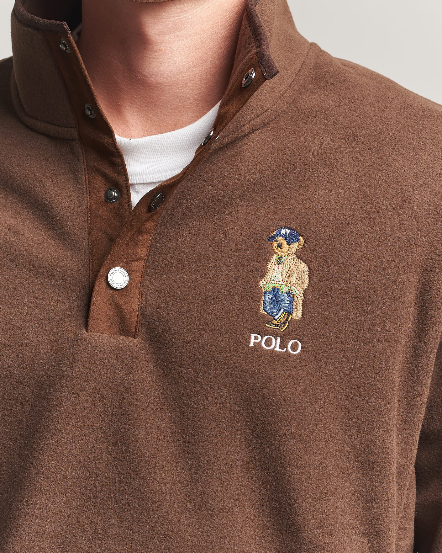 Hombres | Jerséis y prendas de punto | Polo Ralph Lauren | Fleece Pullover Sweatshirt Luggage Brown