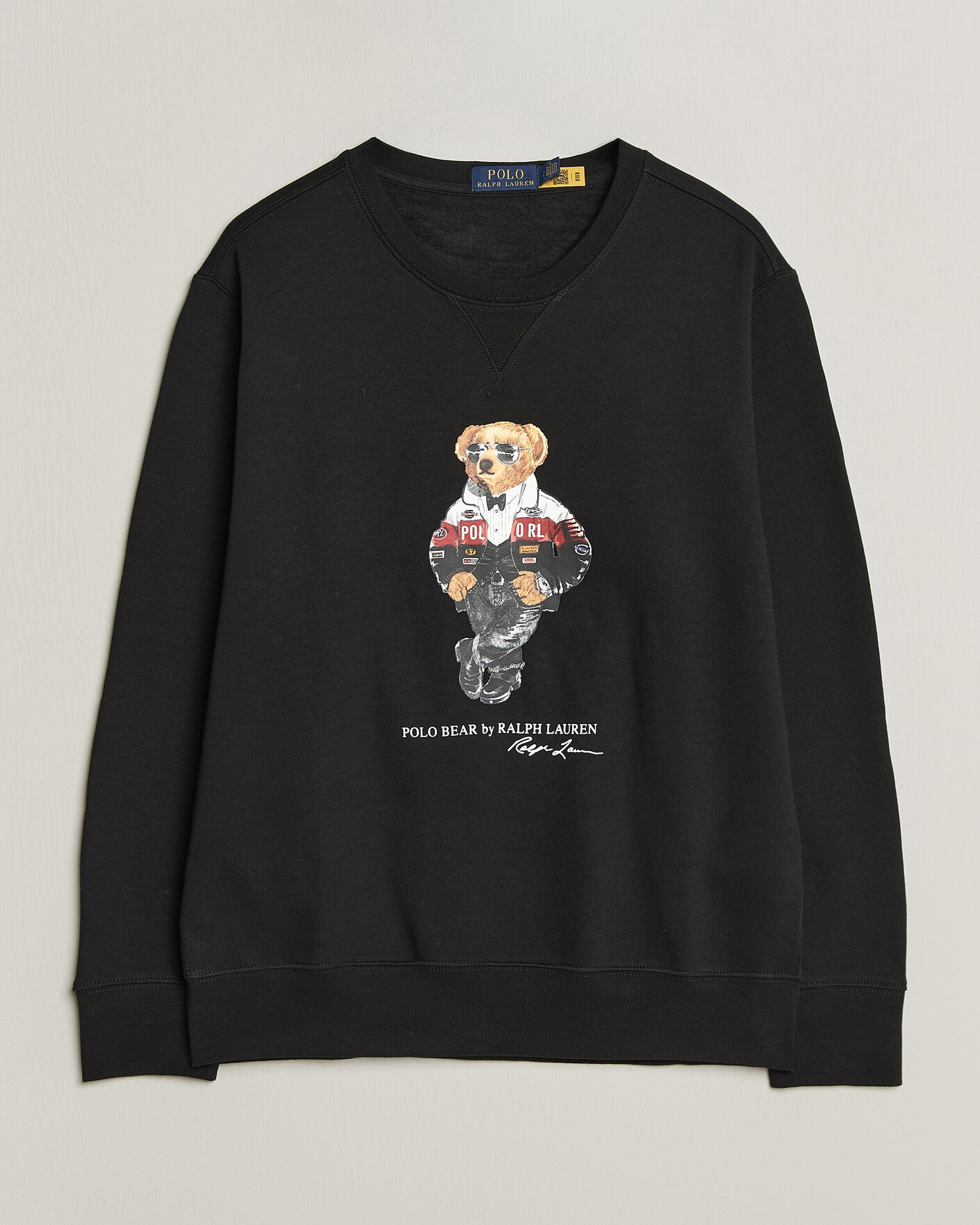 Hombres | Jerséis y prendas de punto | Polo Ralph Lauren | Fleece Bear Sweatshirt Polo Black