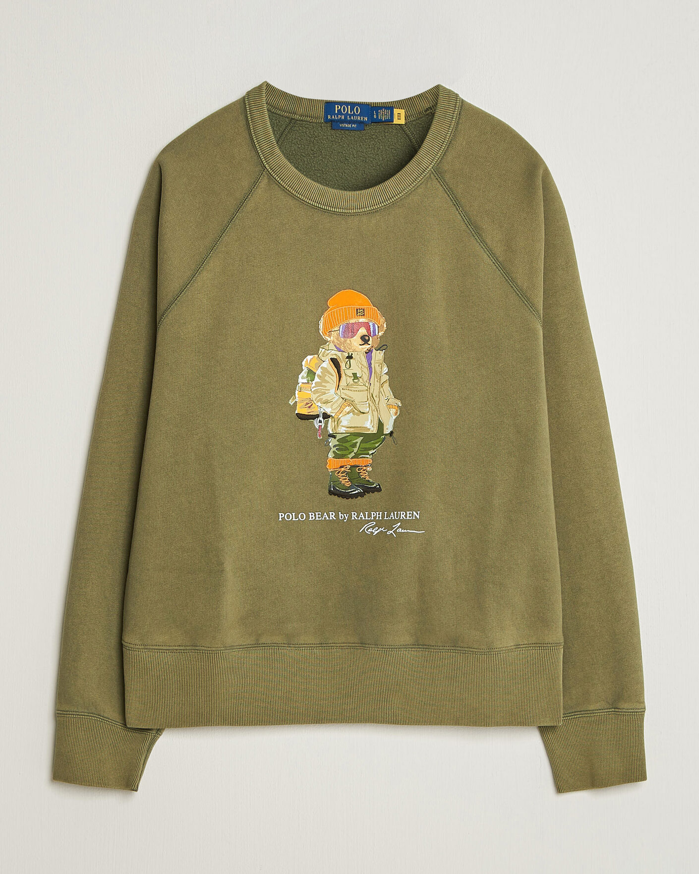 Hombres | Jerséis y prendas de punto | Polo Ralph Lauren | Fleece Bear Sweatshirt Cruise Olive
