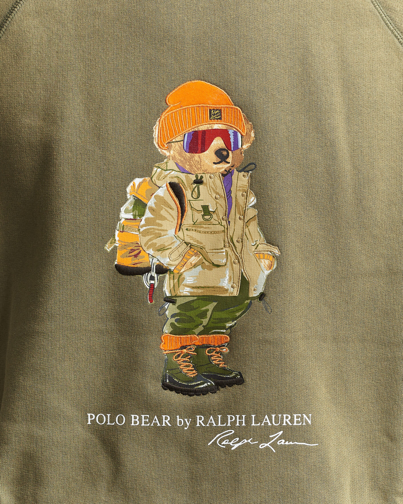 Hombres | Jerséis y prendas de punto | Polo Ralph Lauren | Fleece Bear Sweatshirt Cruise Olive
