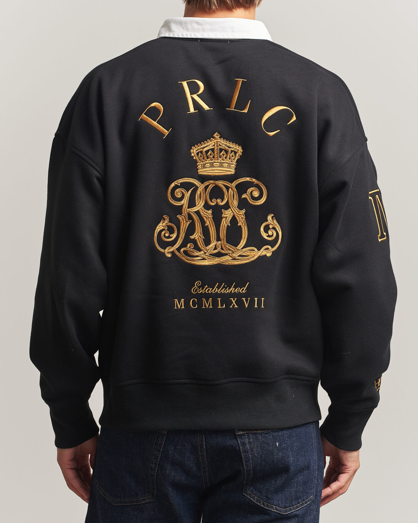 Hombres | Jerséis y prendas de punto | Polo Ralph Lauren | Magic Fleece Printed Sweatshirt Polo Black